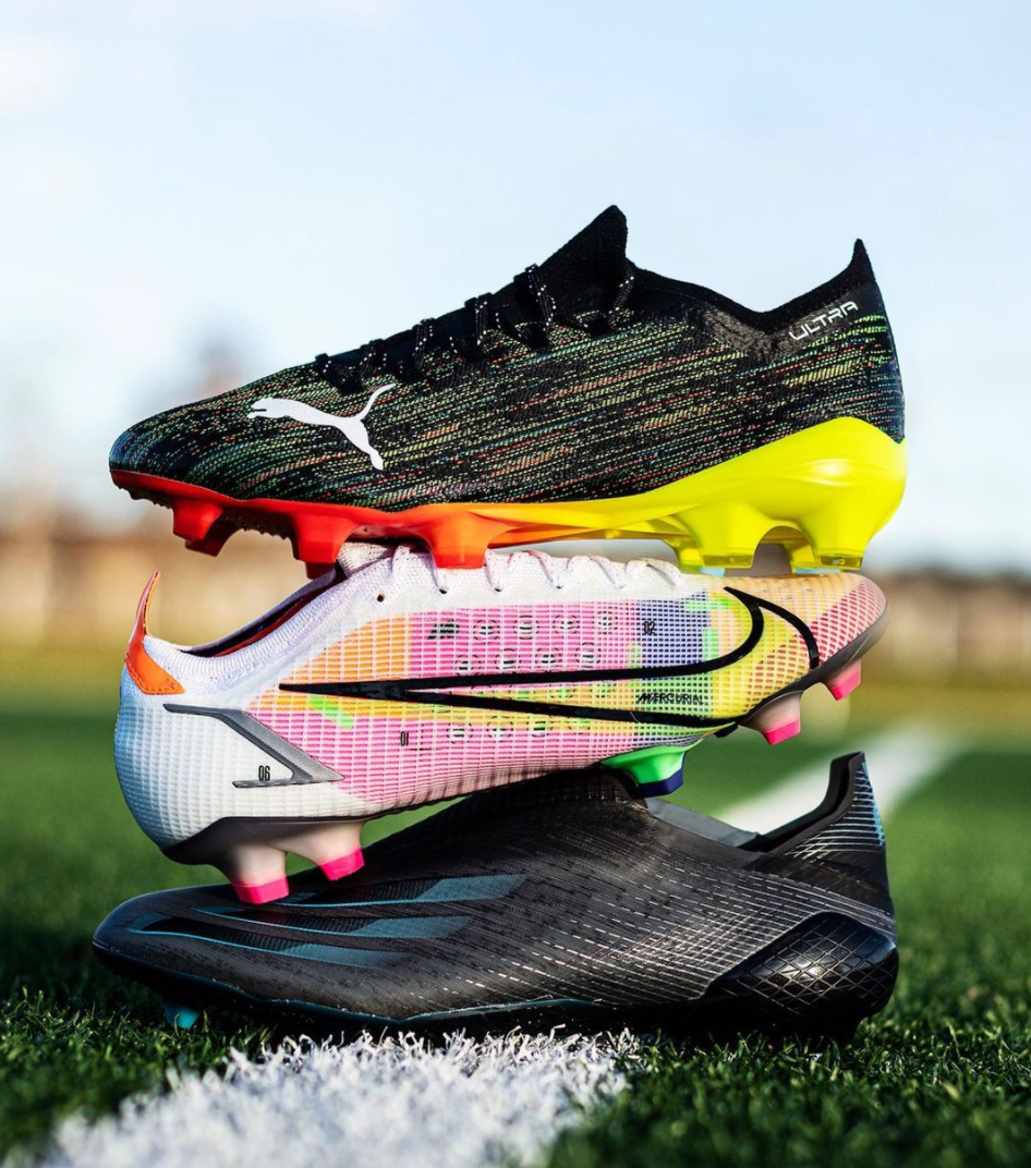 Les différentes gammes de chaussures de football des marques
