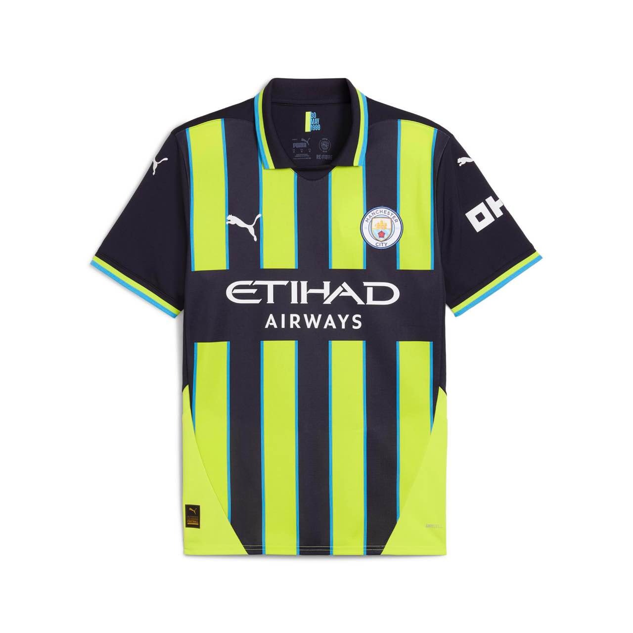 Manchester City 24/25 Away Jersey Licensed Jerseys Puma Yellow S