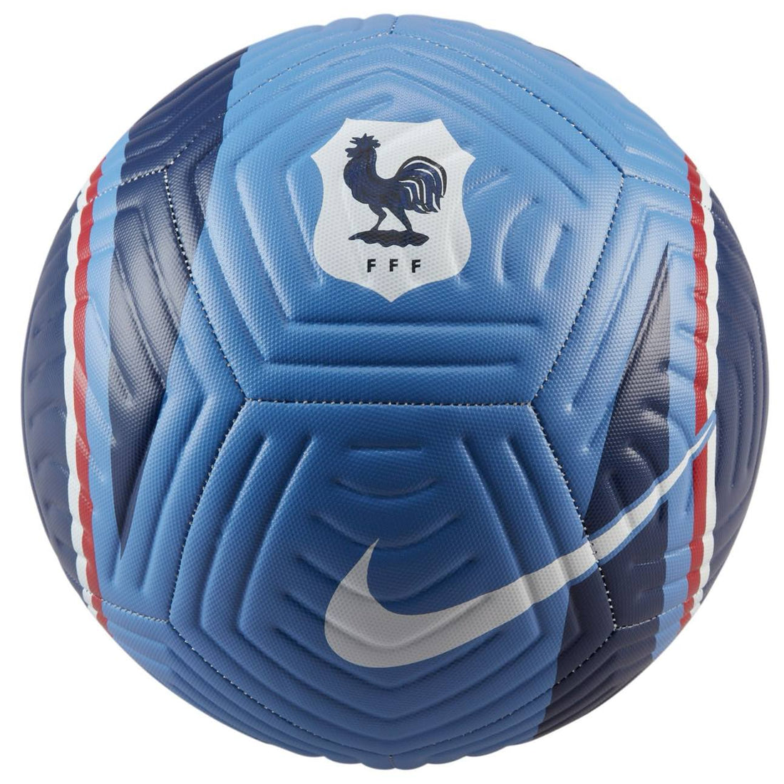 France FFF Academy Soccer Ball Training Balls Nike Blue 3