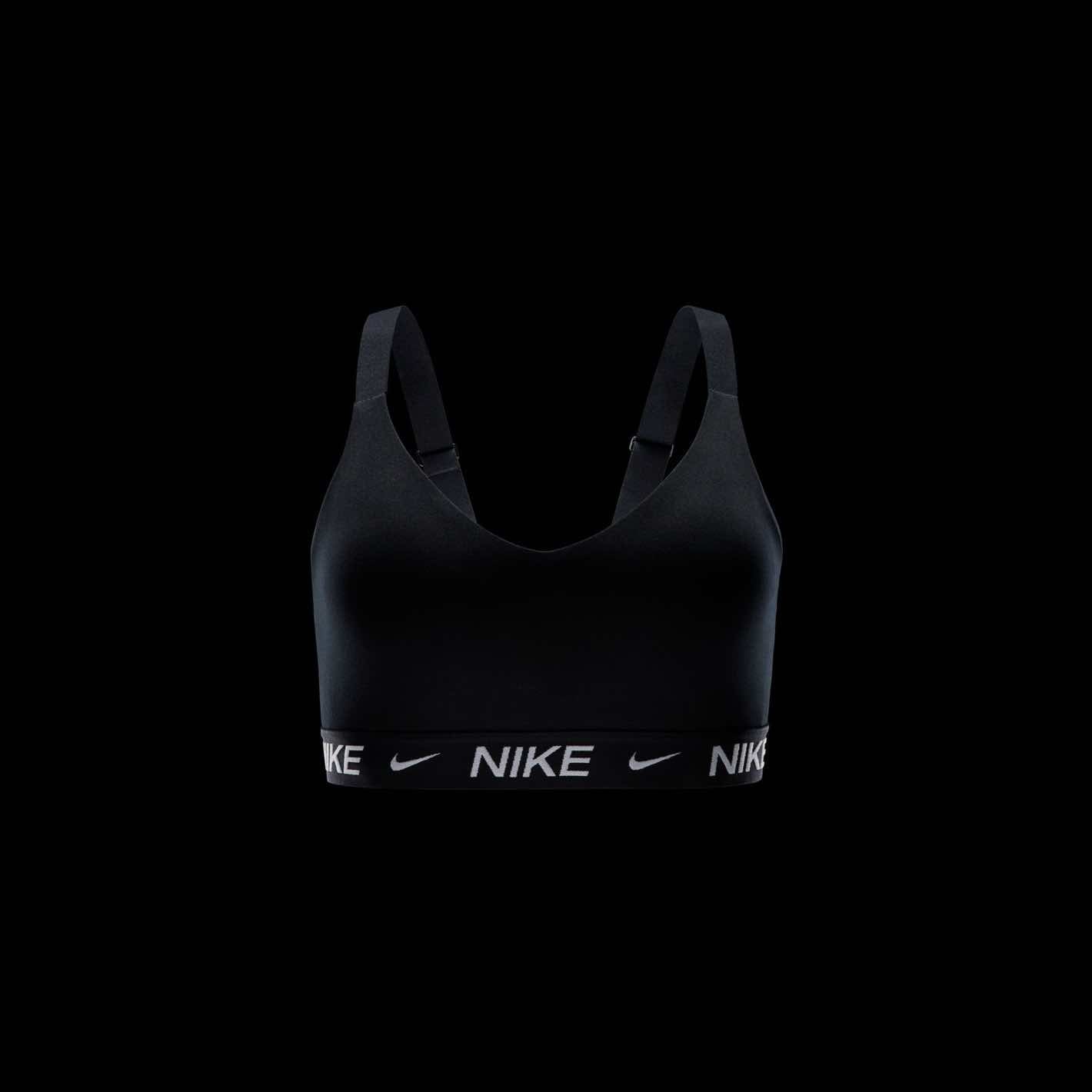Nike Indy Medium-Support Training Tops Nike Black 2XS