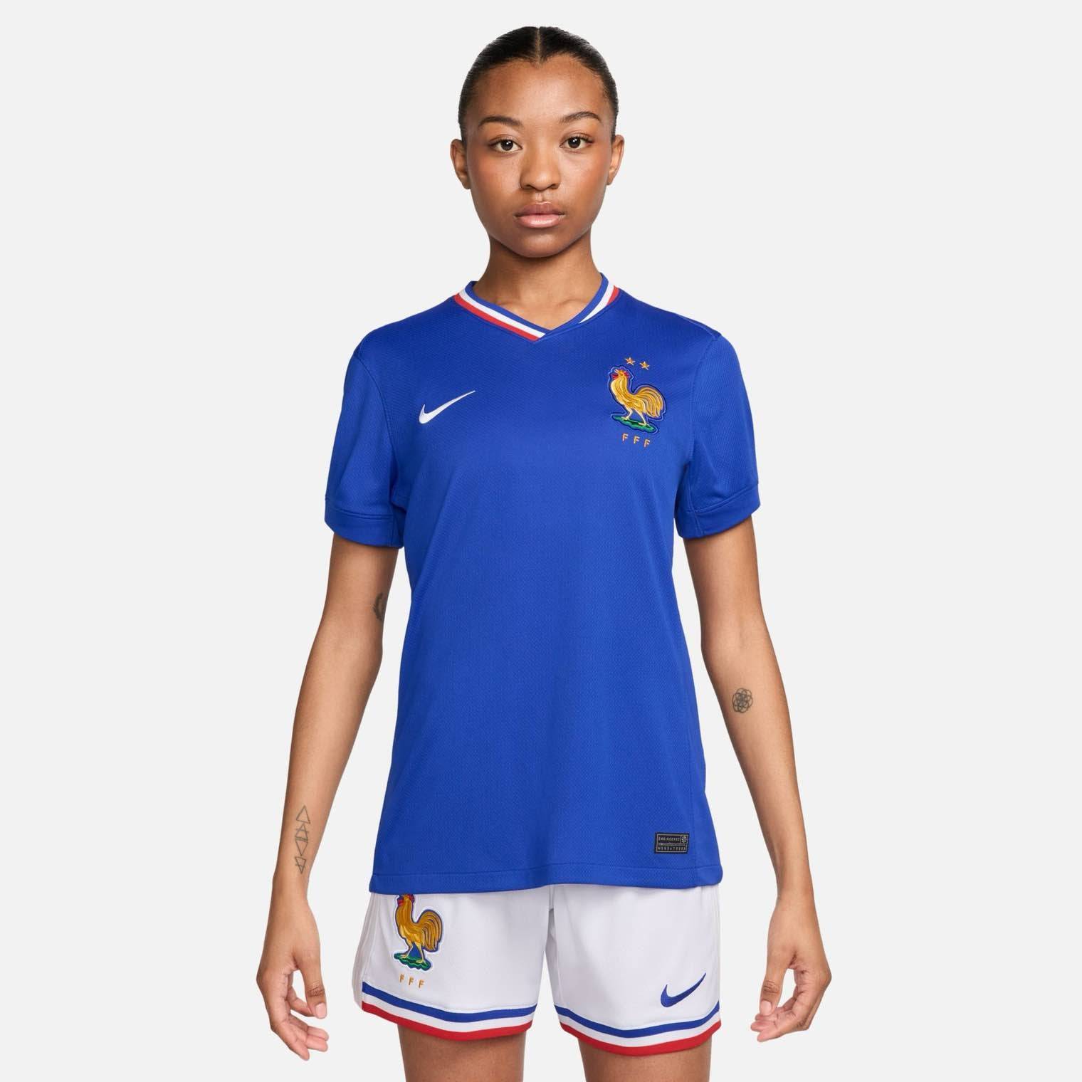 France FFF 2024/25 Stadium Home Licensed Jerseys Nike