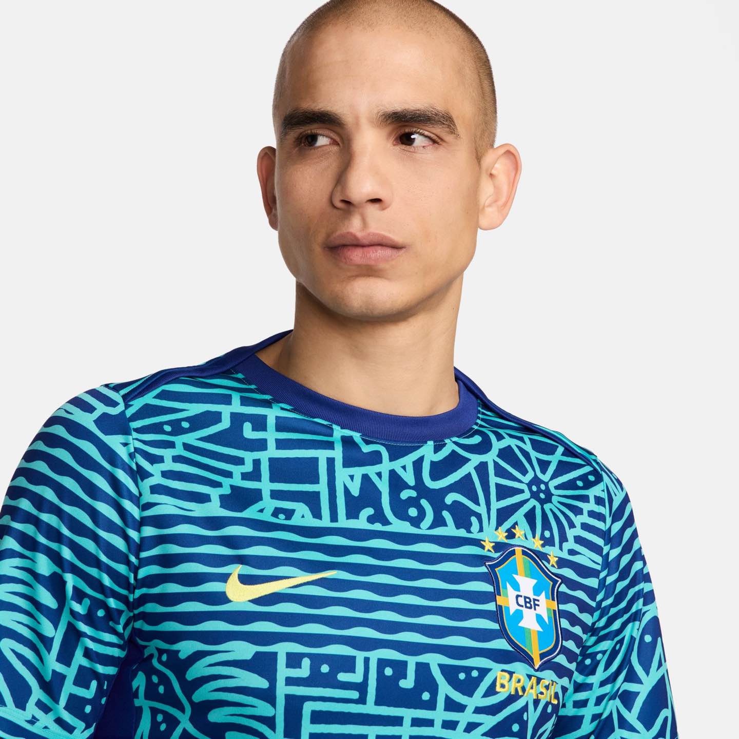 Brazil Academy Pro Licensed Tops Nike
