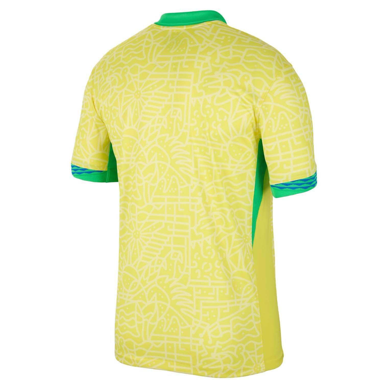 Brazil 2024 Stadium Home Licensed Jerseys Nike