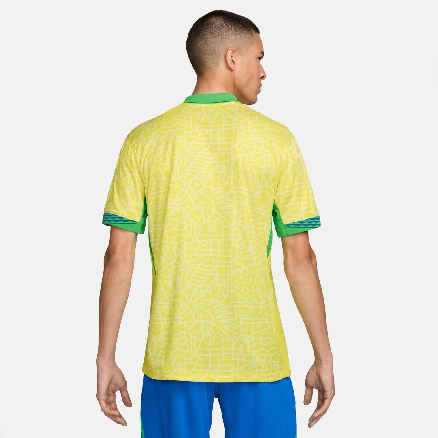Brazil 2024 Stadium Home Licensed Jerseys Nike