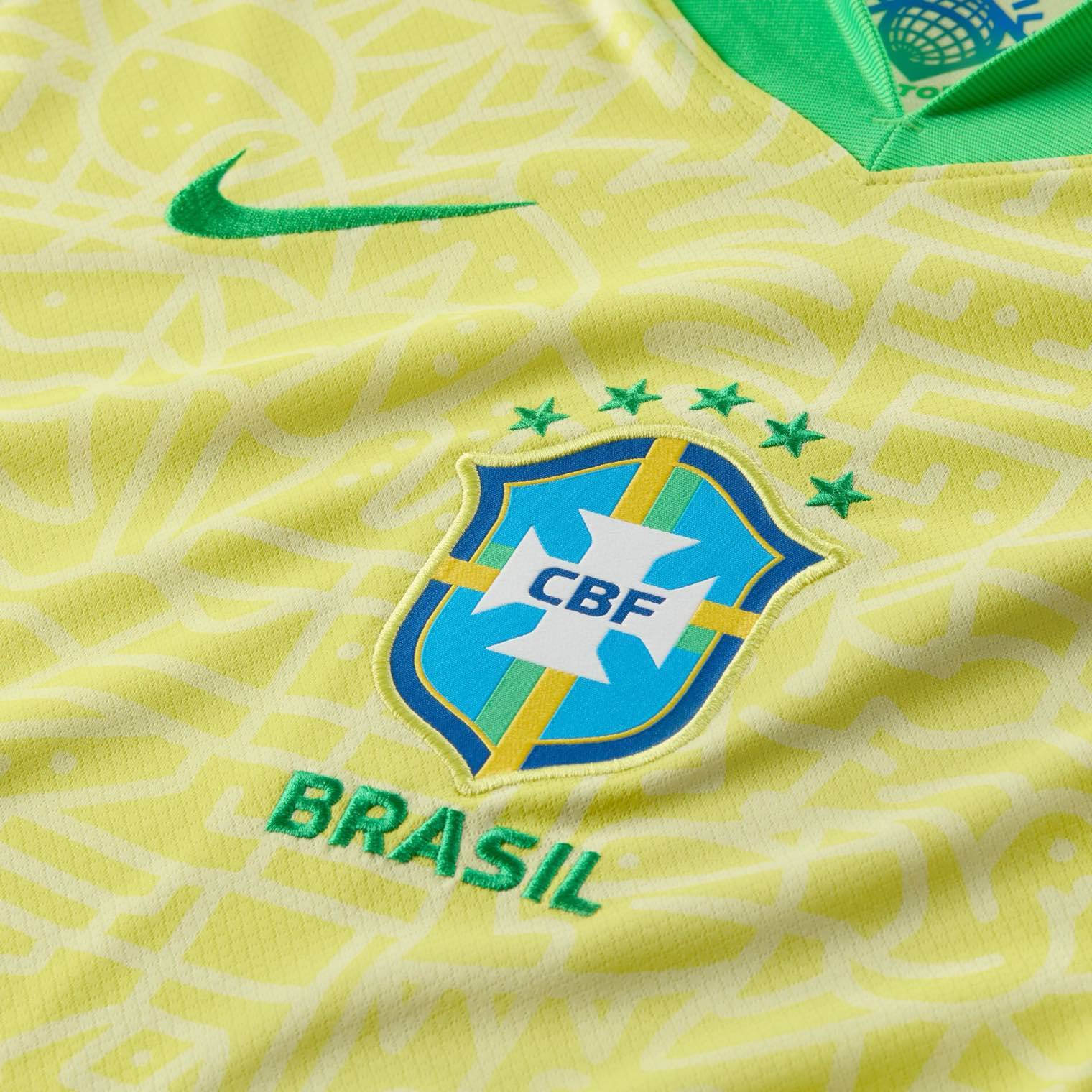 Brazil 2024 Stadium Home Licensed Jerseys Nike
