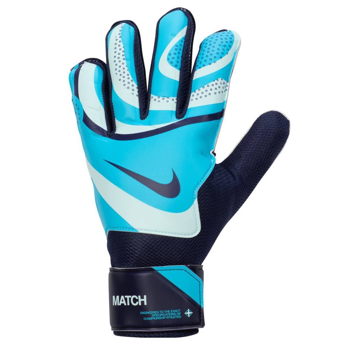 Nike Match Soccer Goalkeeper Gloves Goalie Gloves Nike Blue 6