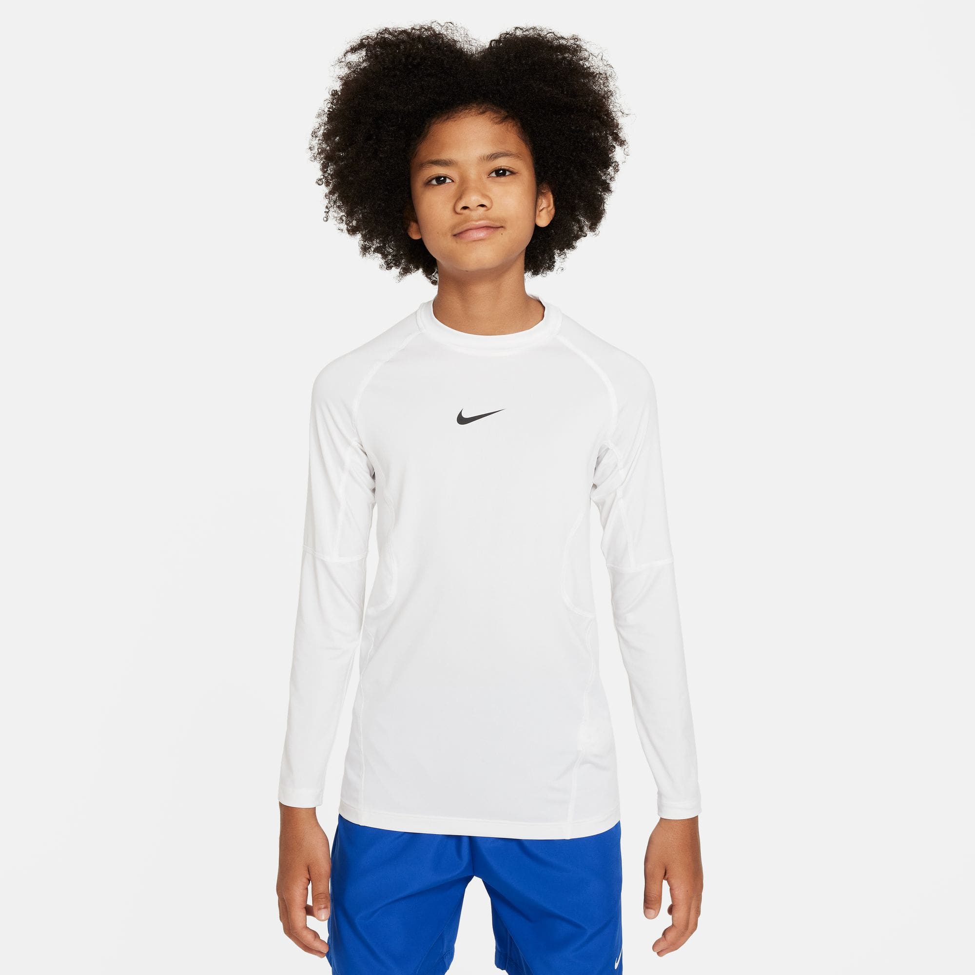 Nike Pro Training Tops Nike White YXS
