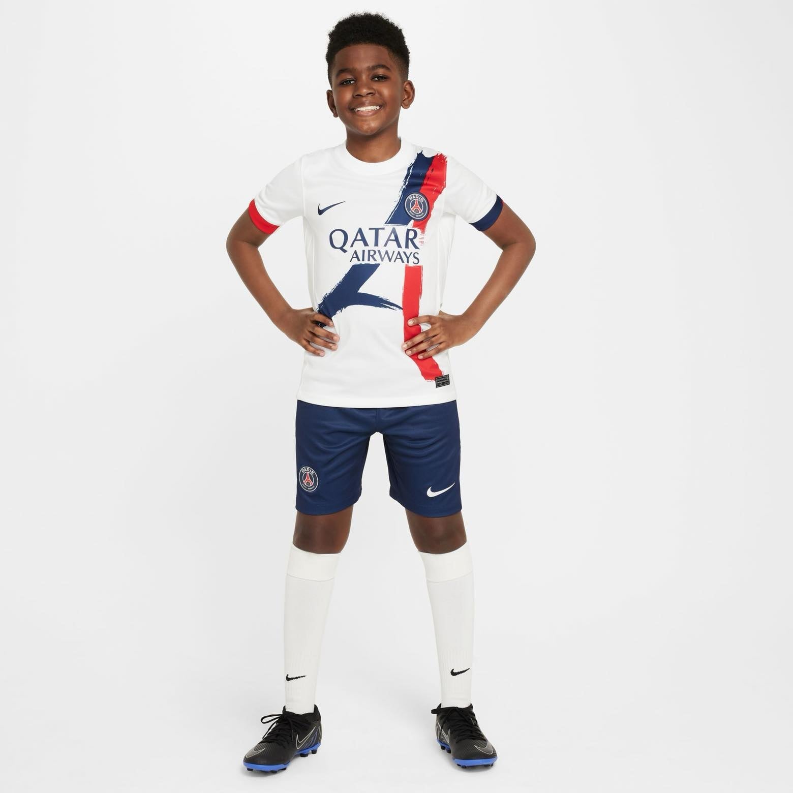 Paris Saint-Germain 2024/25 Stadium Away Youth Licensed Jerseys Nike