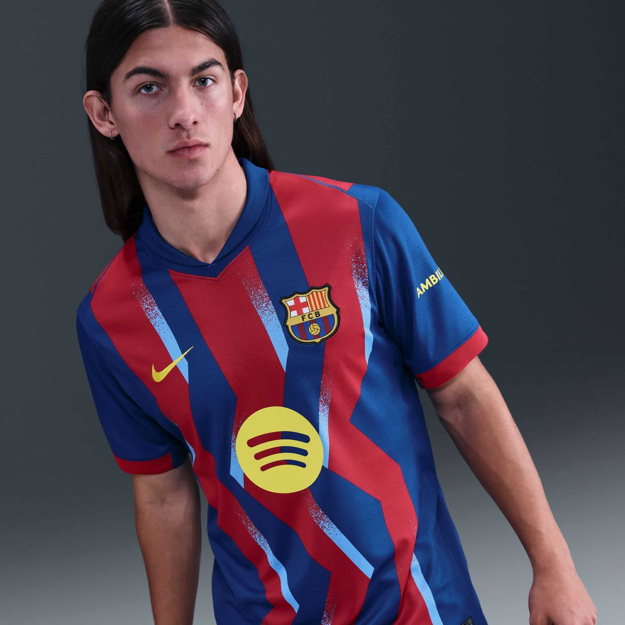 FC Barcelona 2025/26 Stadium Fourth Official Jerseys Nike Blue S