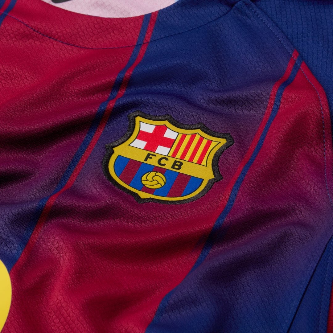 FC Barcelona 2025/26 Stadium Home Jr. Official Jerseys Nike