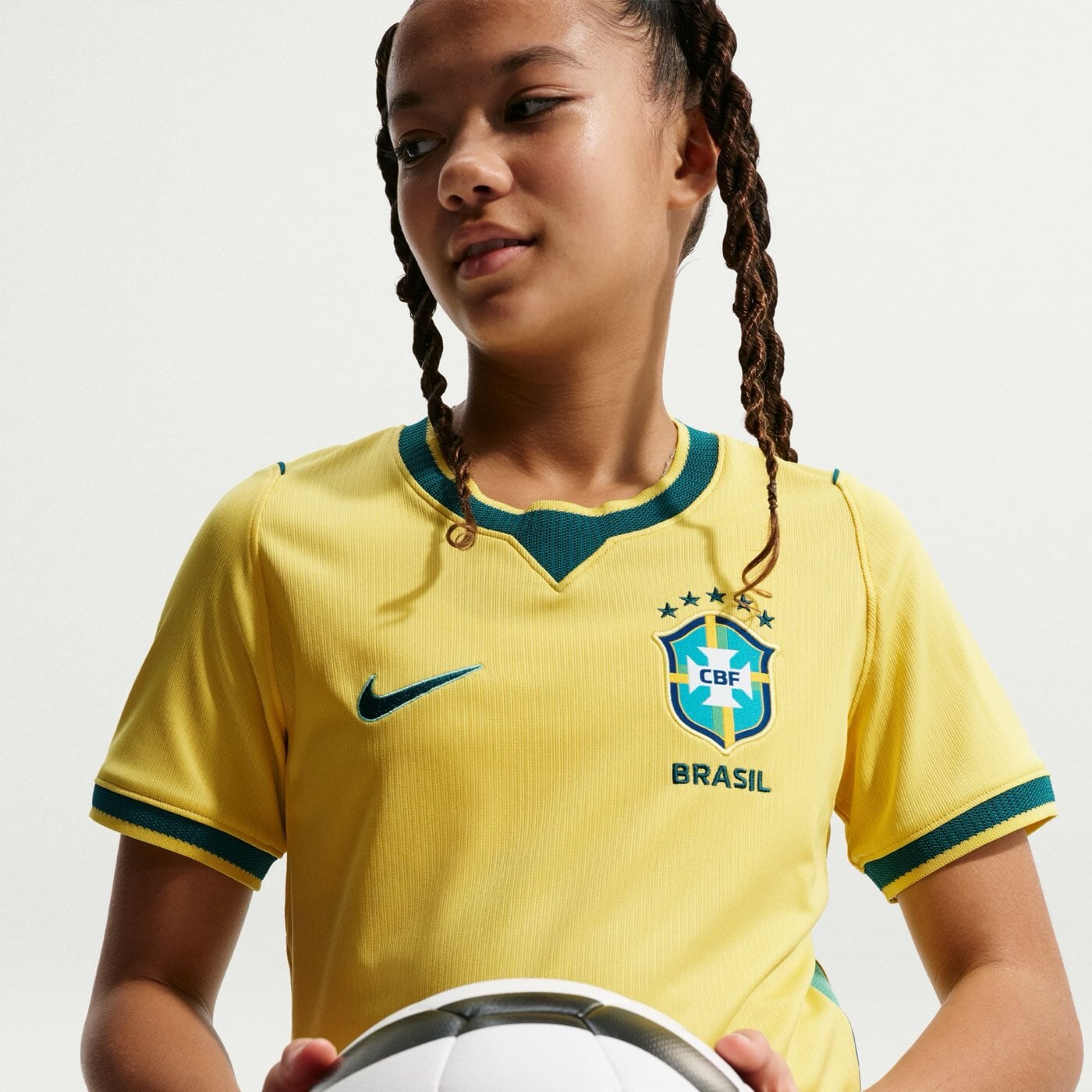 Brazil 2026 Stadium Home Jersey Youth Official Jerseys Nike