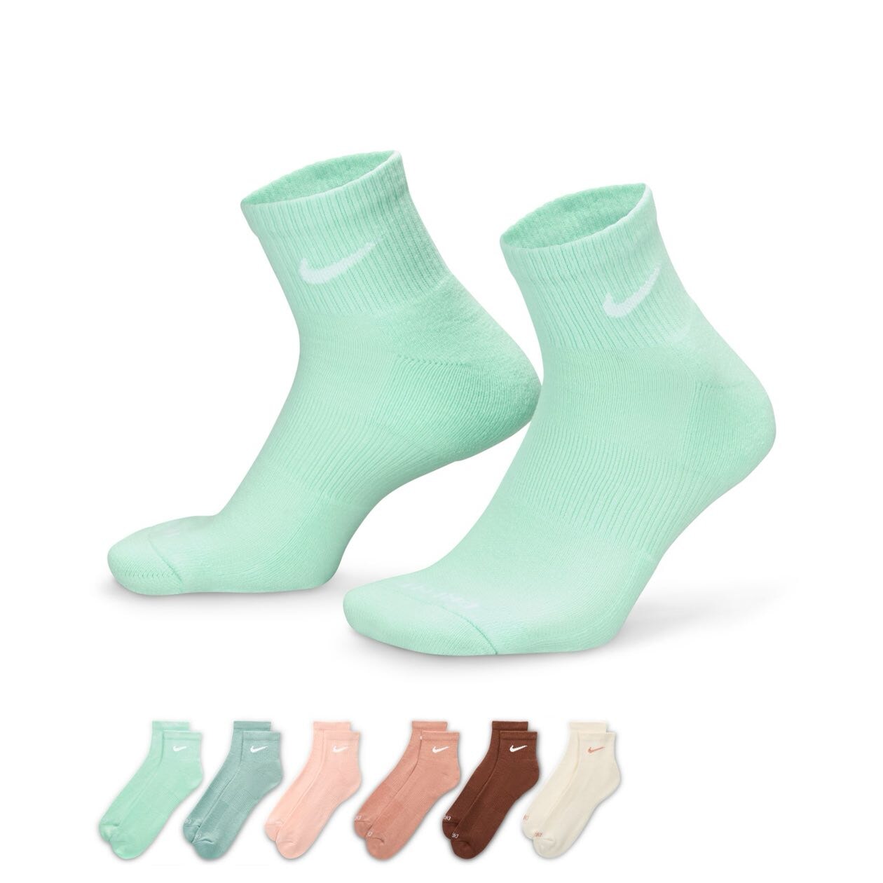 Nike Everyday Plus Cushioned Training Socks Nike Green S
