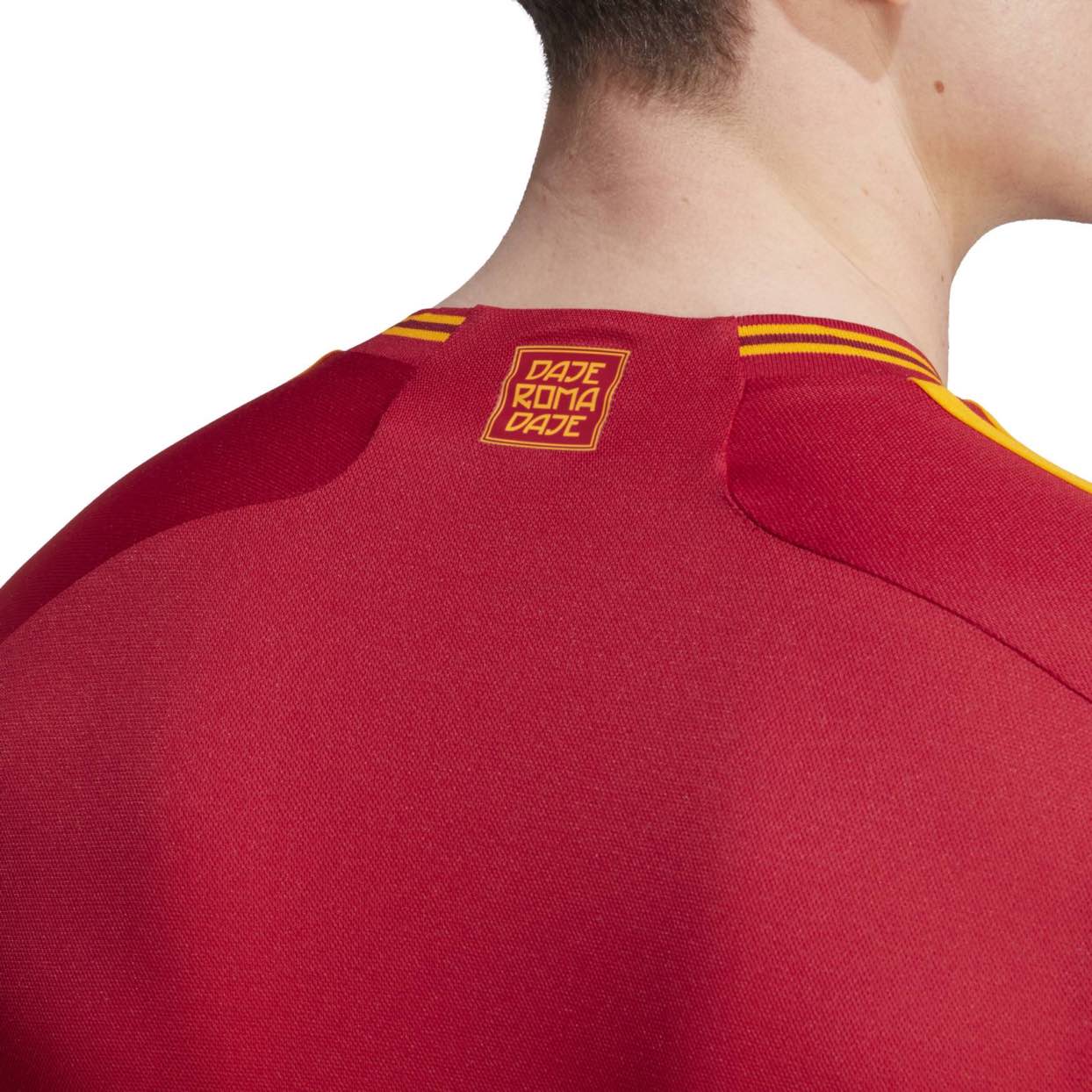 AS Roma 23/24 Home Jersey Licensed Jerseys adidas
