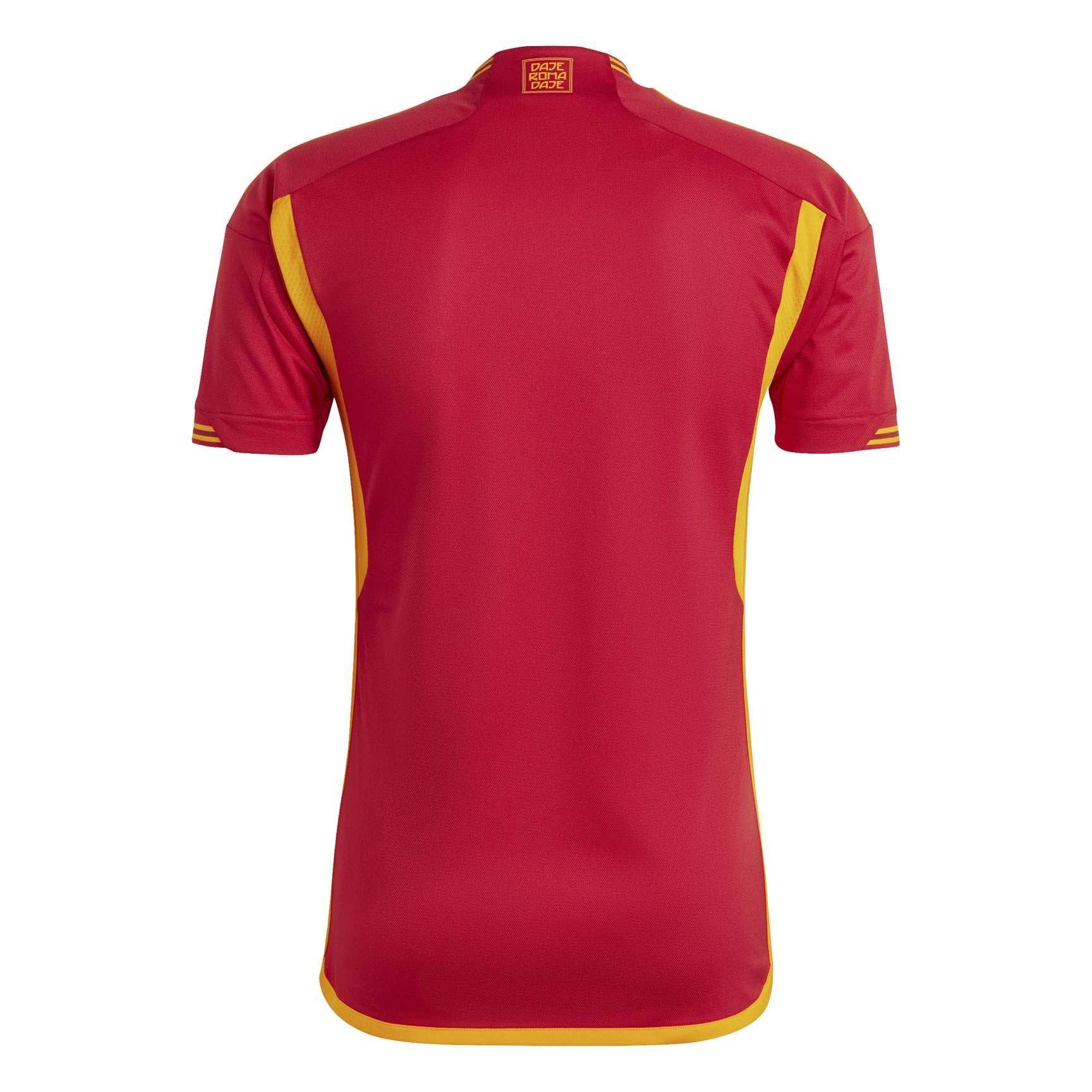 AS Roma 23/24 Home Jersey Licensed Jerseys adidas