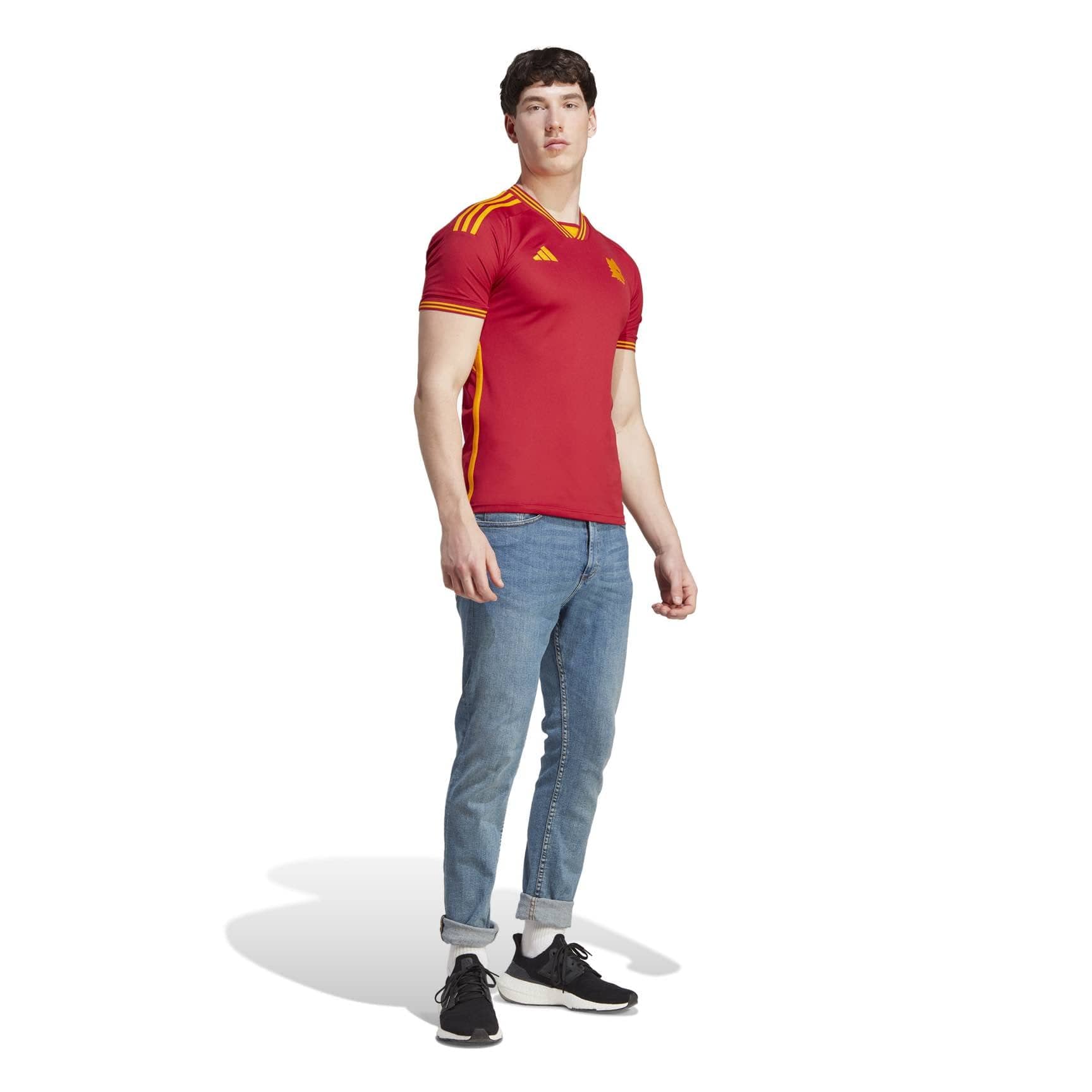 AS Roma 23/24 Home Jersey Licensed Jerseys adidas
