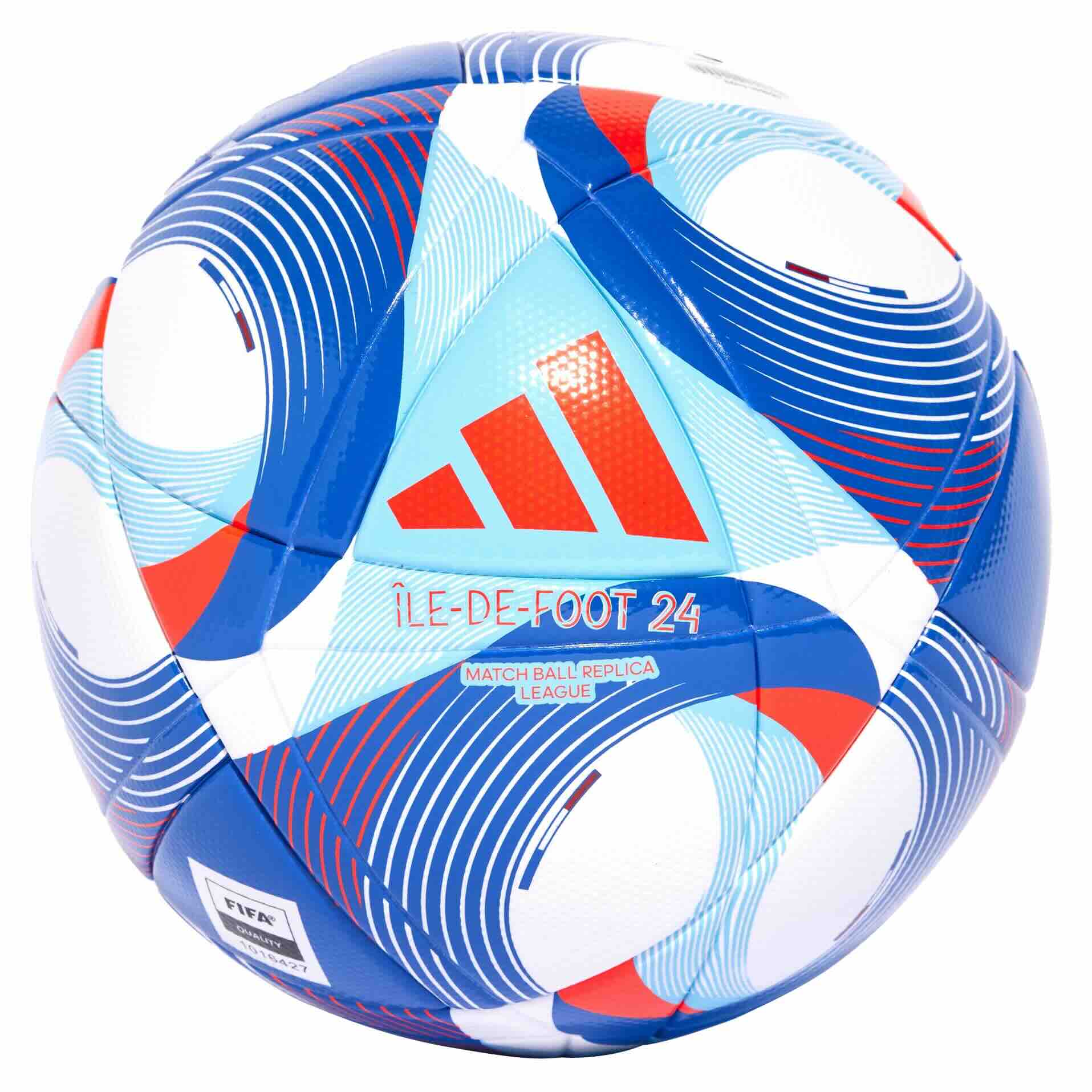 Île-de-foot 24 LEAGUE Soccer Ball Training Balls adidas Blue 4