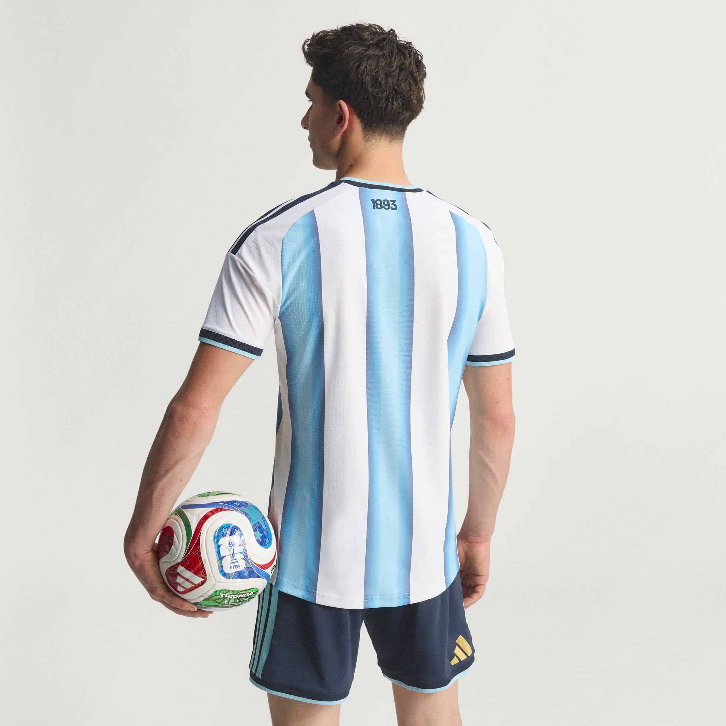 Argentina 26 Home Authentic Jersey Official Jerseys adidas