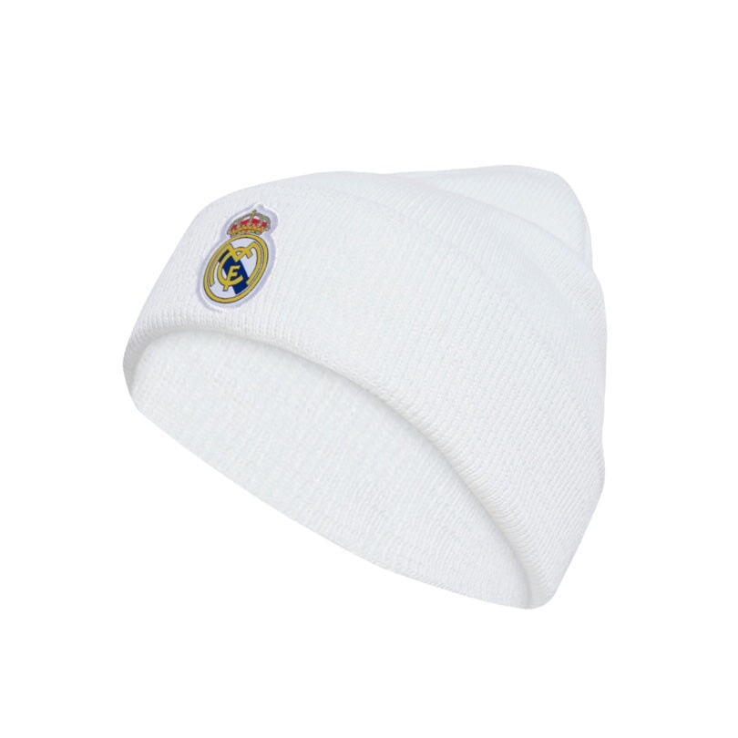 Real Madrid Beanie Hats adidas White ONE SIZE
