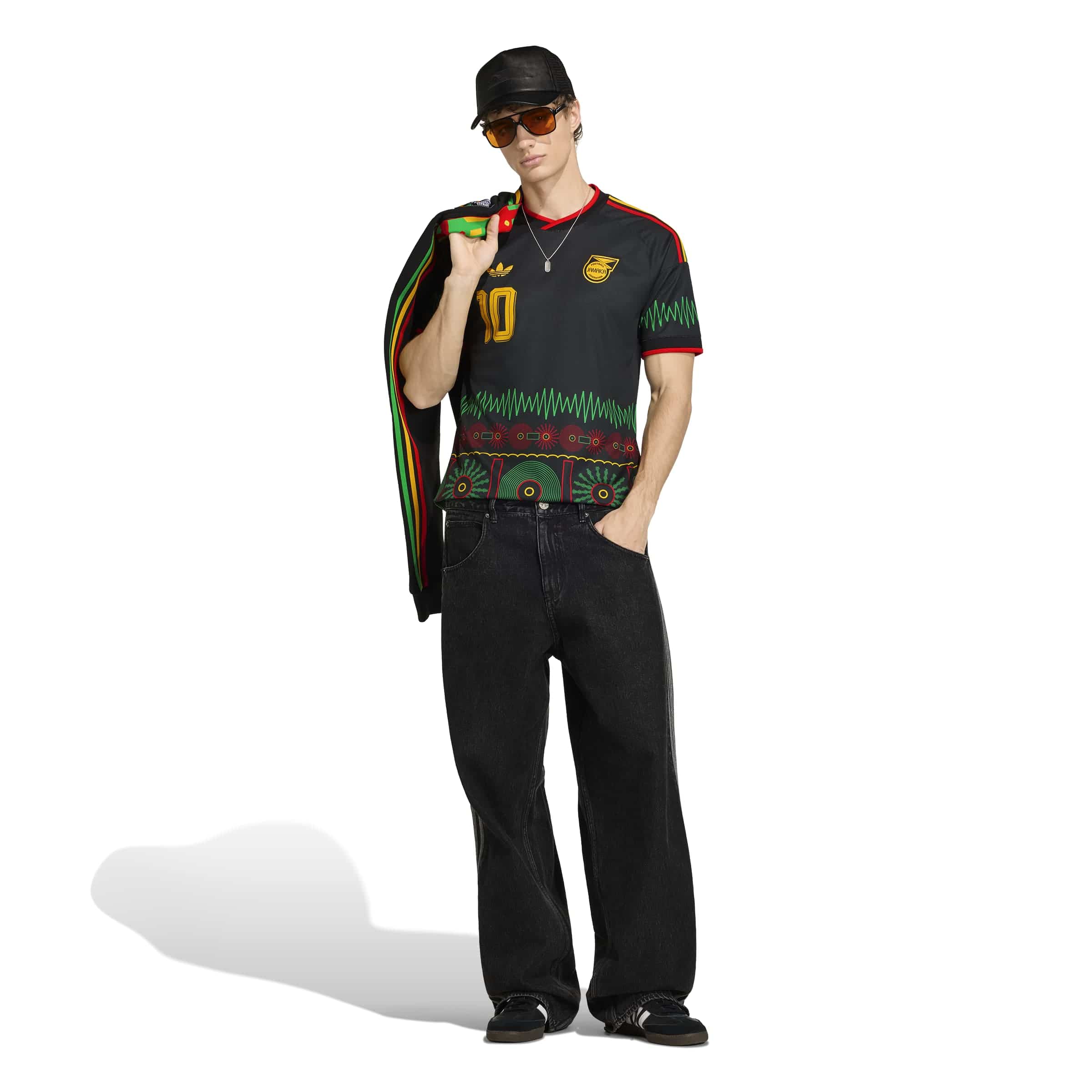 Jamaica 26 x Bob Marley Away Jersey Official Jerseys adidas