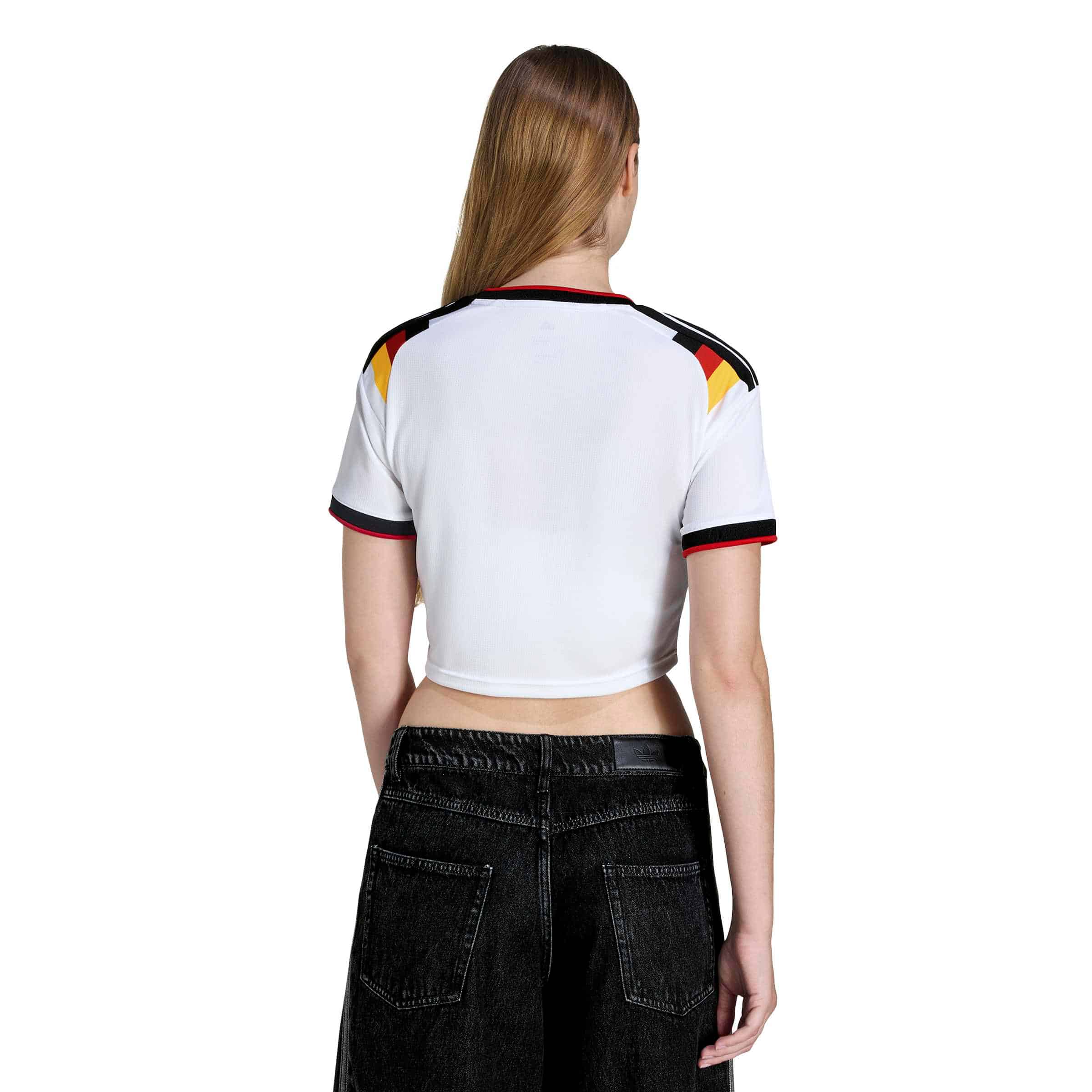 Germany 26 Home Cropped Jersey Official Jerseys adidas