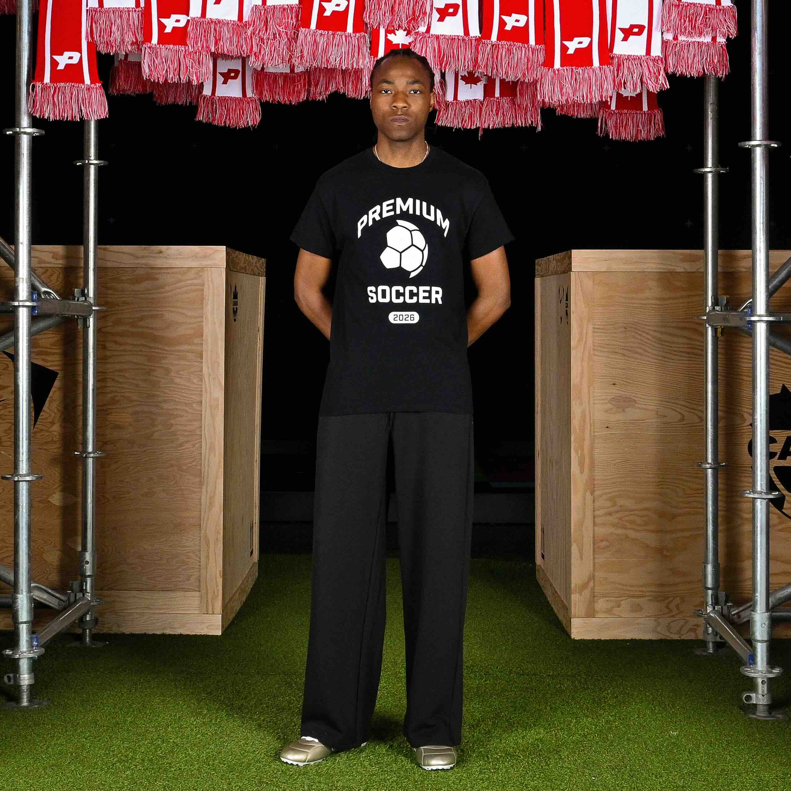 Premium Soccer Varsity T-Shirt Lifestyle Wear Premium Soccer