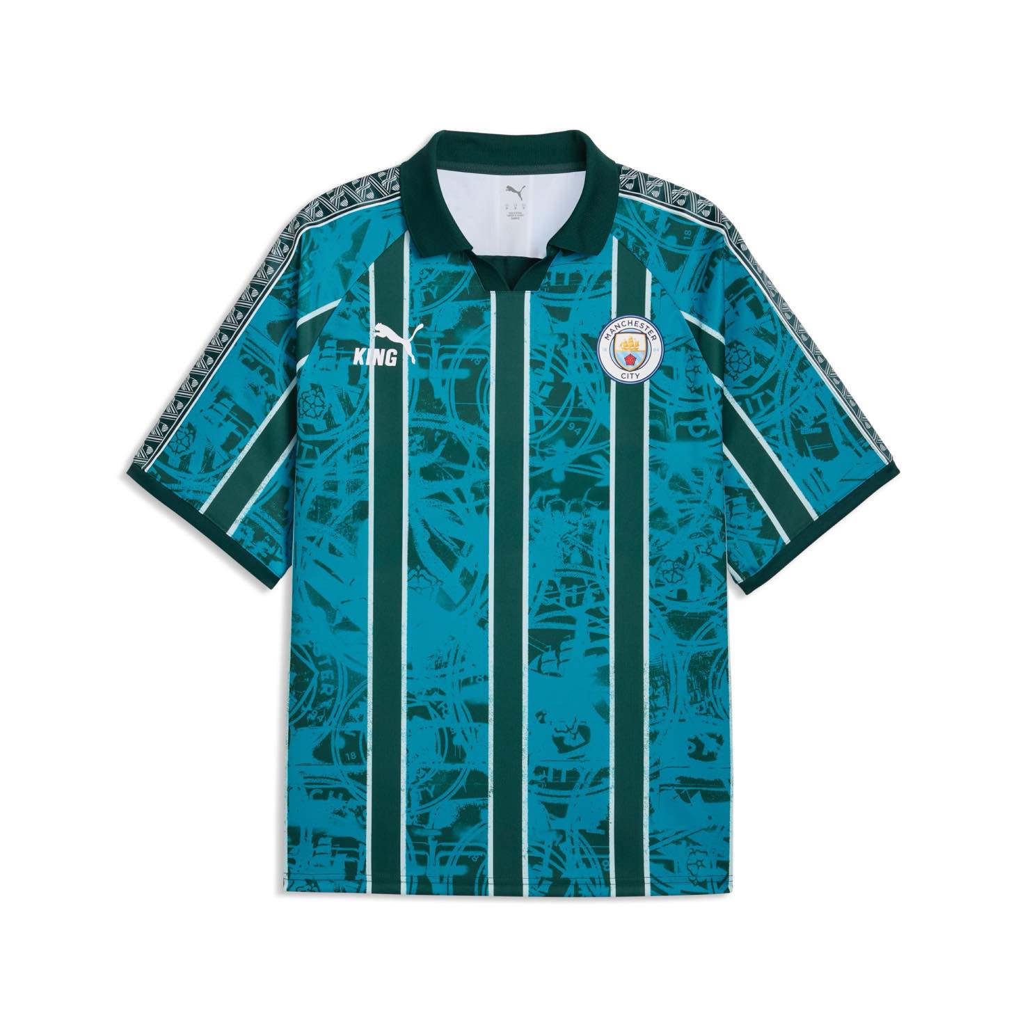 Manchester City KING Retro Jersey Official Jerseys PUMA Blue XS