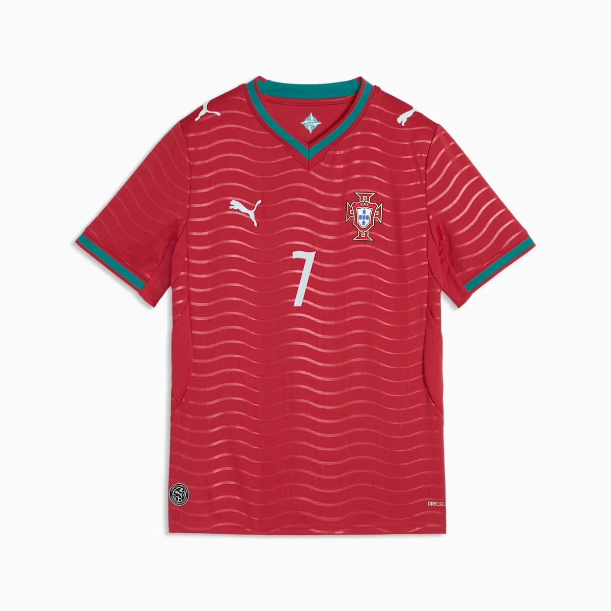 Portugal Home Jersey Jr. Player Ronaldo Official Jerseys PUMA