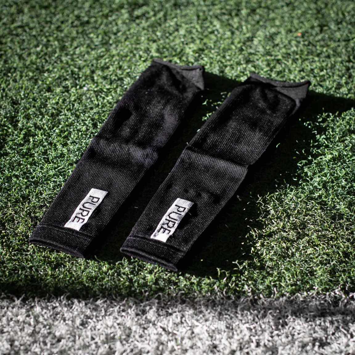 Pure Sleeves Long Black Soccer Sleeves Pure