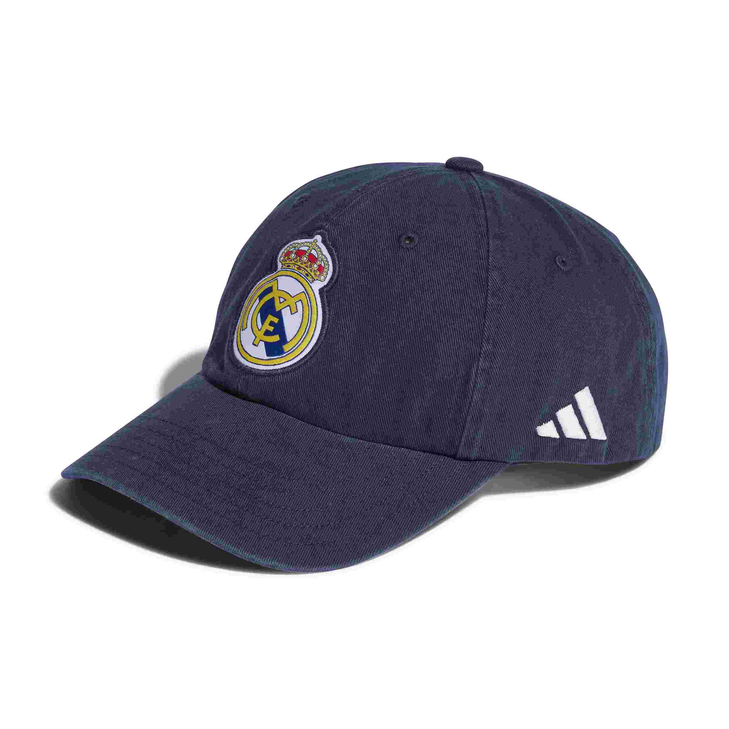 Real Madrid Dad Cap Away Licensed Hats adidas Navy ONE SIZE