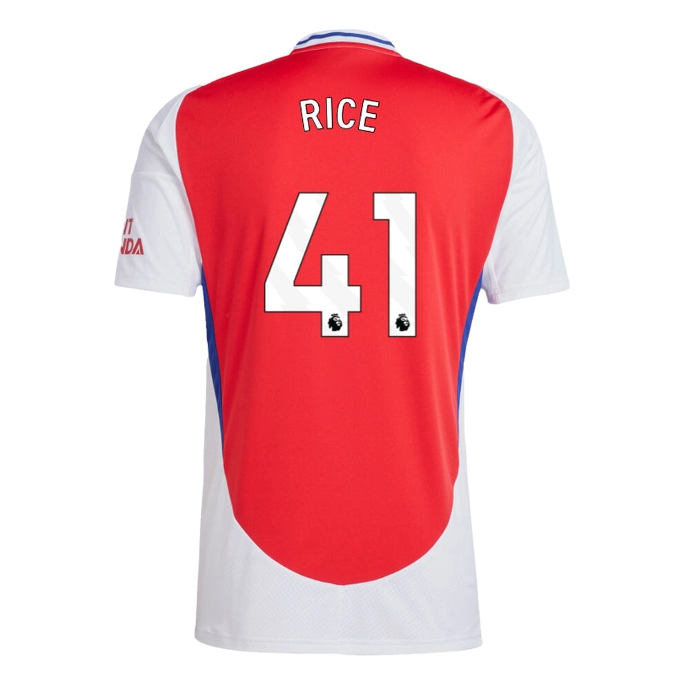 Arsenal 24/25 Home Jersey Players Licensed Jerseys adidas Red S RICE