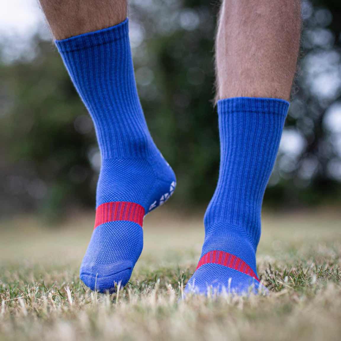 Pure Grip Socks Pro Blue Grip Socks Pure