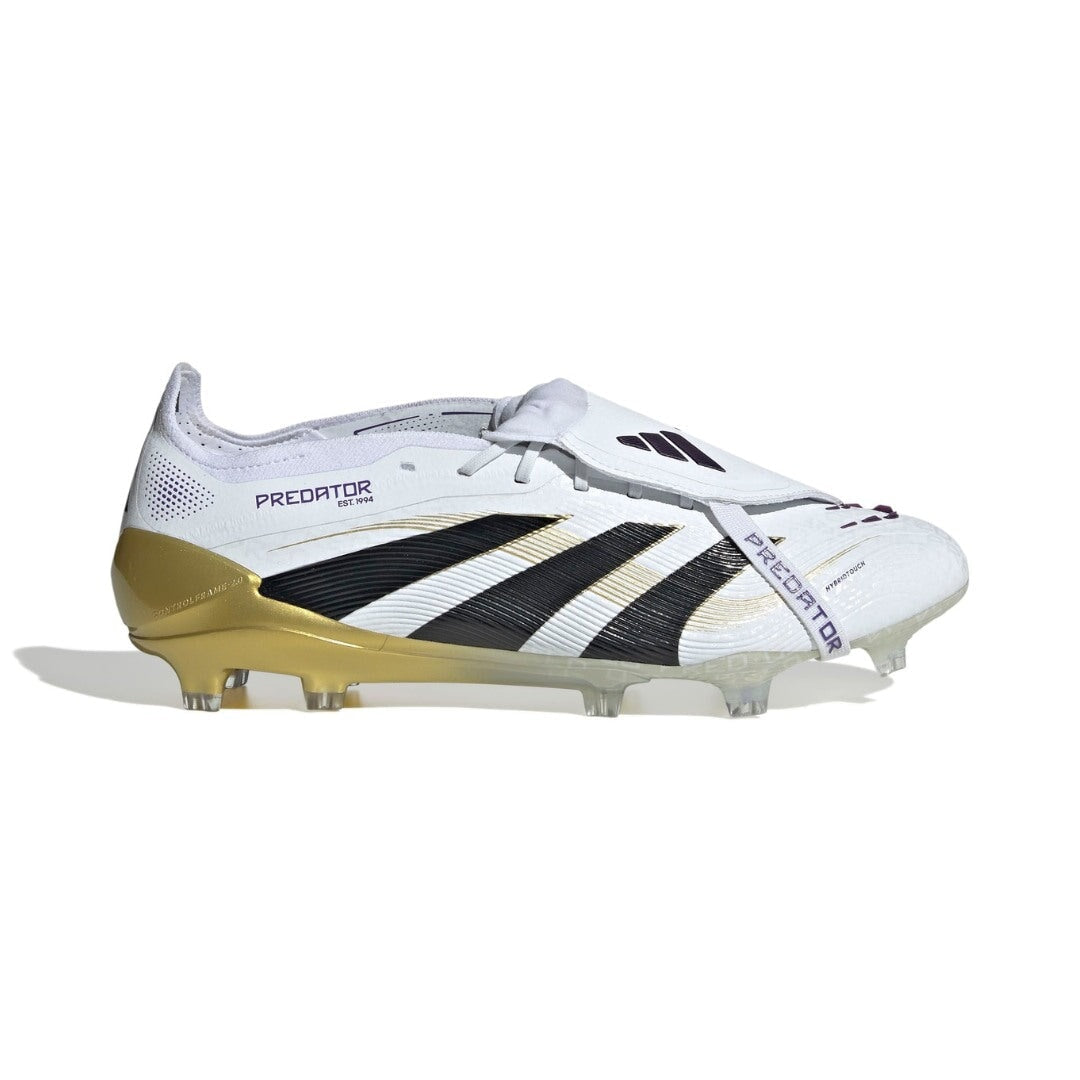 adidas Predator Elite Fold-Over Tongue FG Firm Ground adidas White M 6.5 / W 7.5