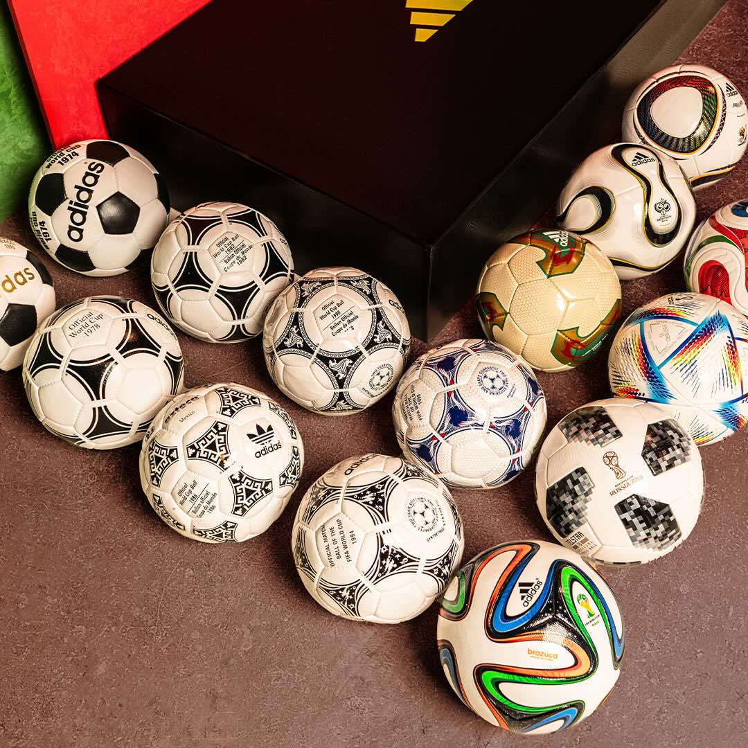 FIFA World Cup Historical Pro Ball Set Official Balls adidas