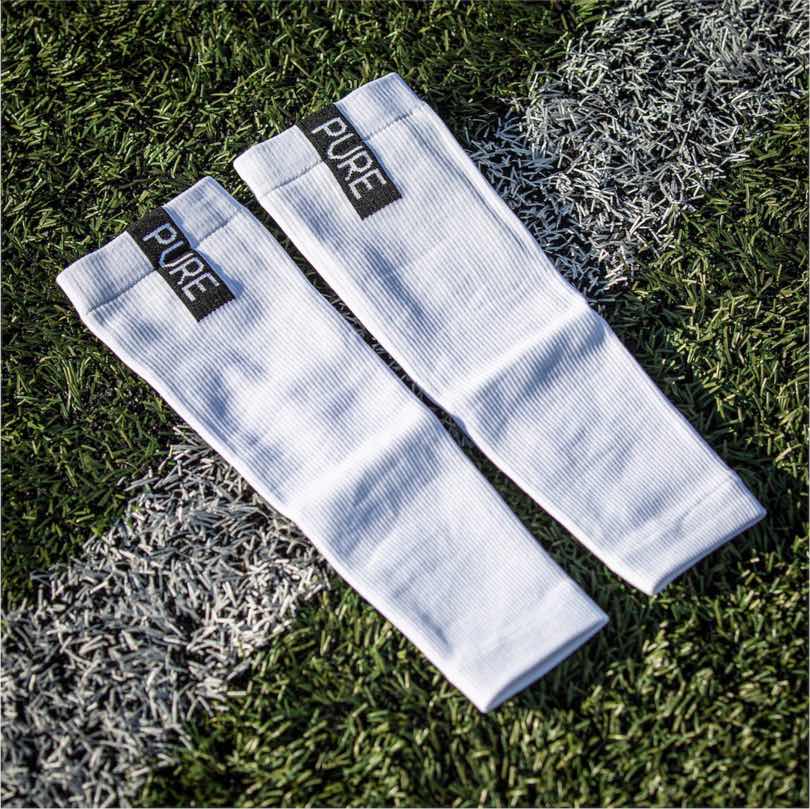 Pure Sleeves White Soccer Sleeves Pure