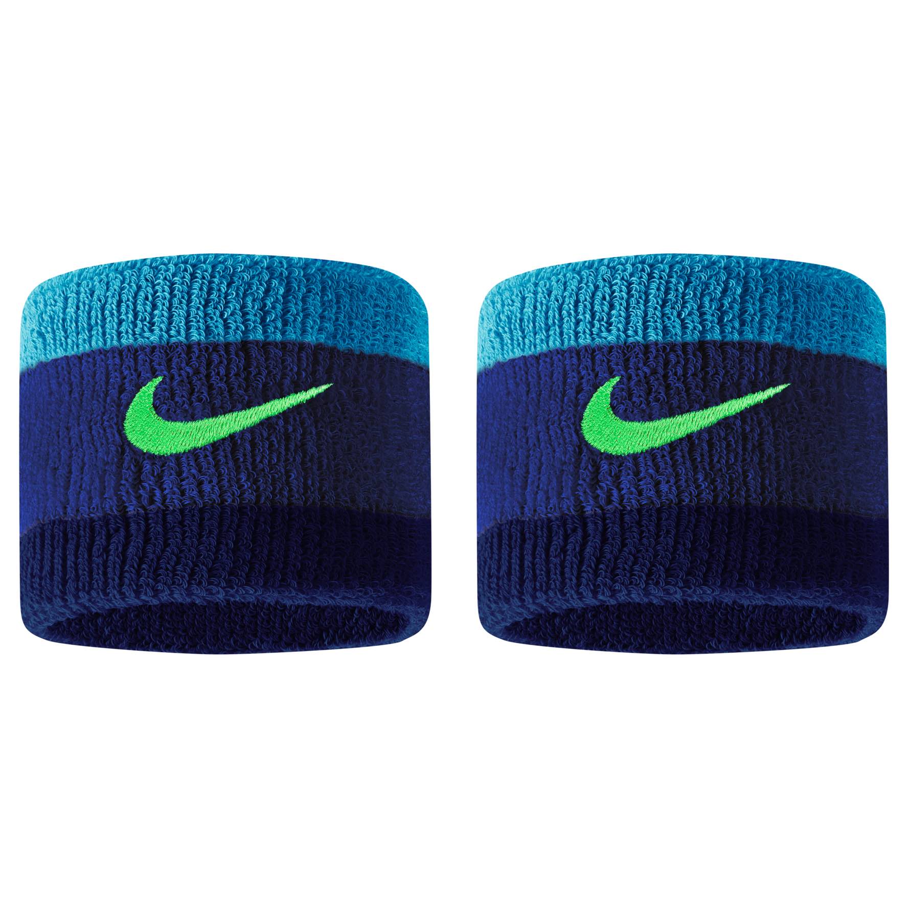 Nike Swoosh Wristband Wristbands Nike Navy ONE SIZE