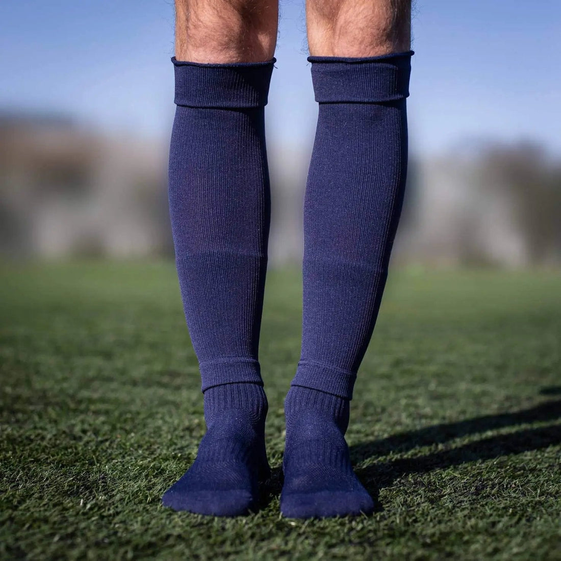 Pure Sleeves Long Navy Soccer Sleeves Pure