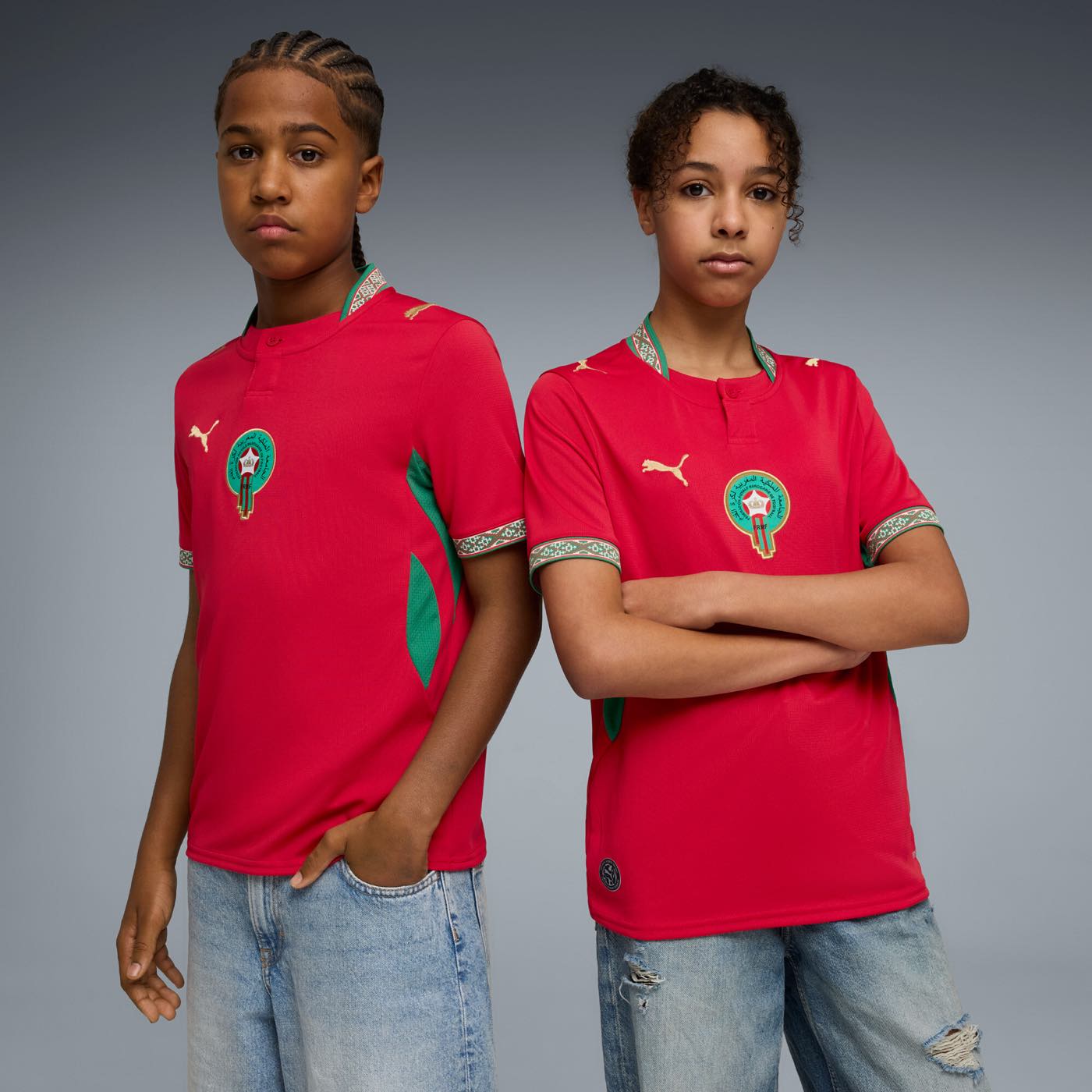 Morocco 2026 Home Jersey Youth Official Jerseys PUMA 