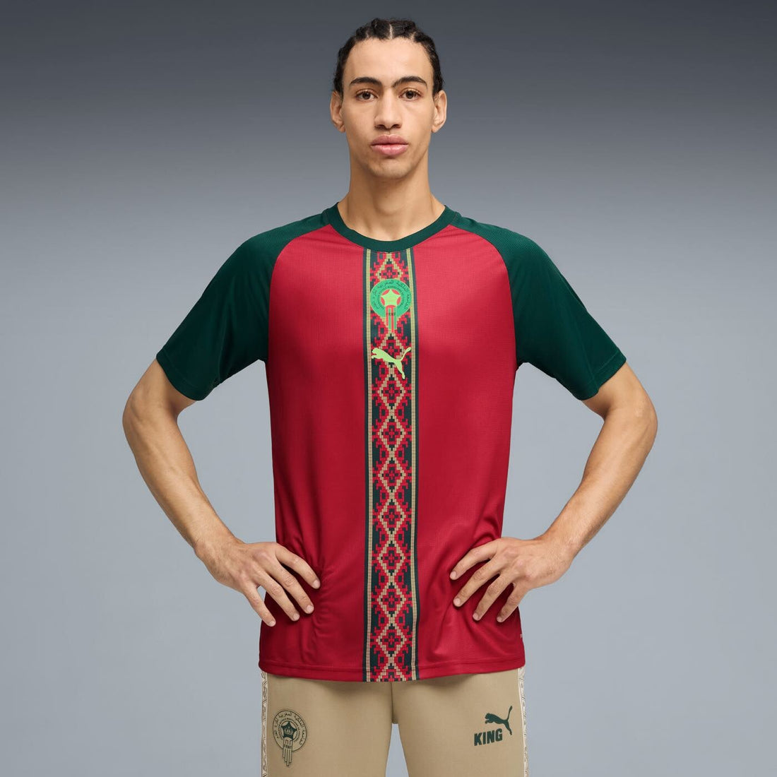 Morocco Warm Up Training Top Training Tops PUMA Red S