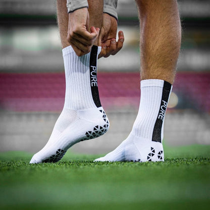 Pure Grip Socks White