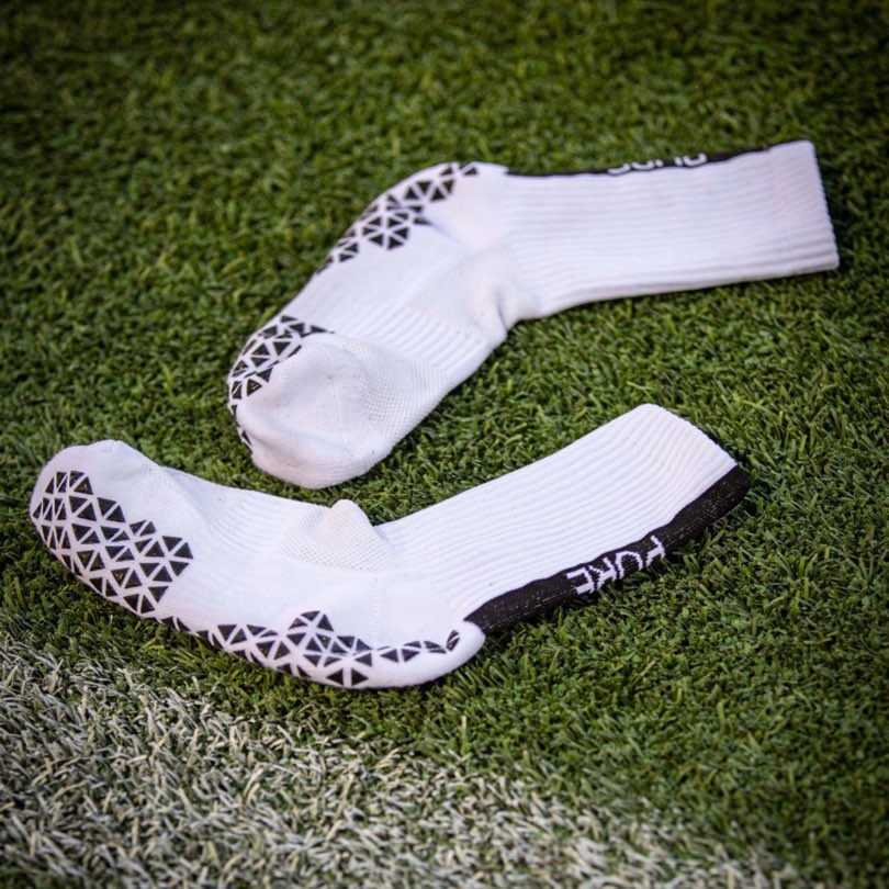 Pure Grip Socks White