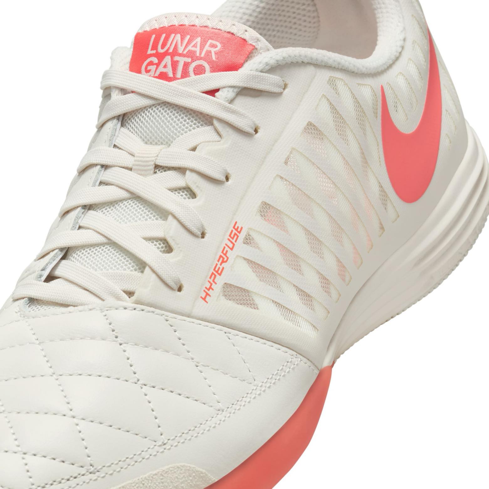 Nike Lunargato II indoor court soccer shoes showcasing their sleek design and performance features.