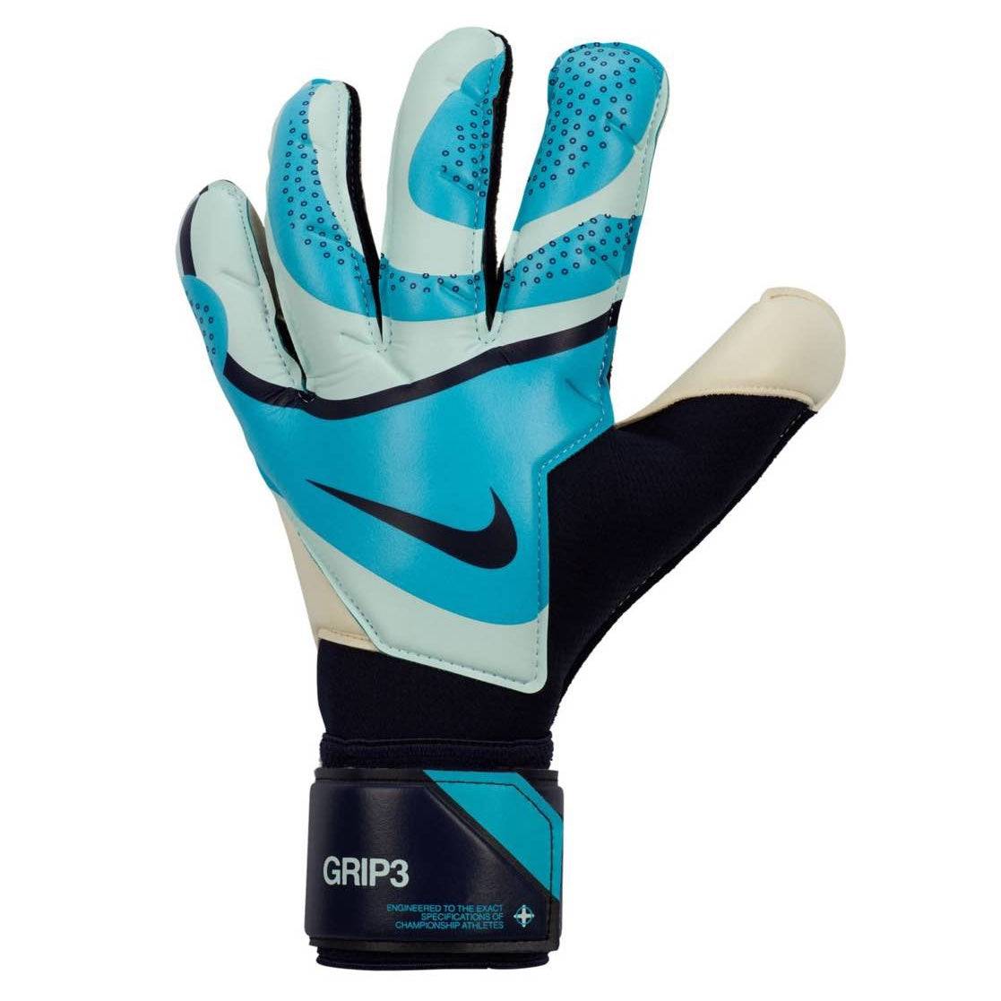 Nike Grip3 Goalie Gloves Nike Blue 6 