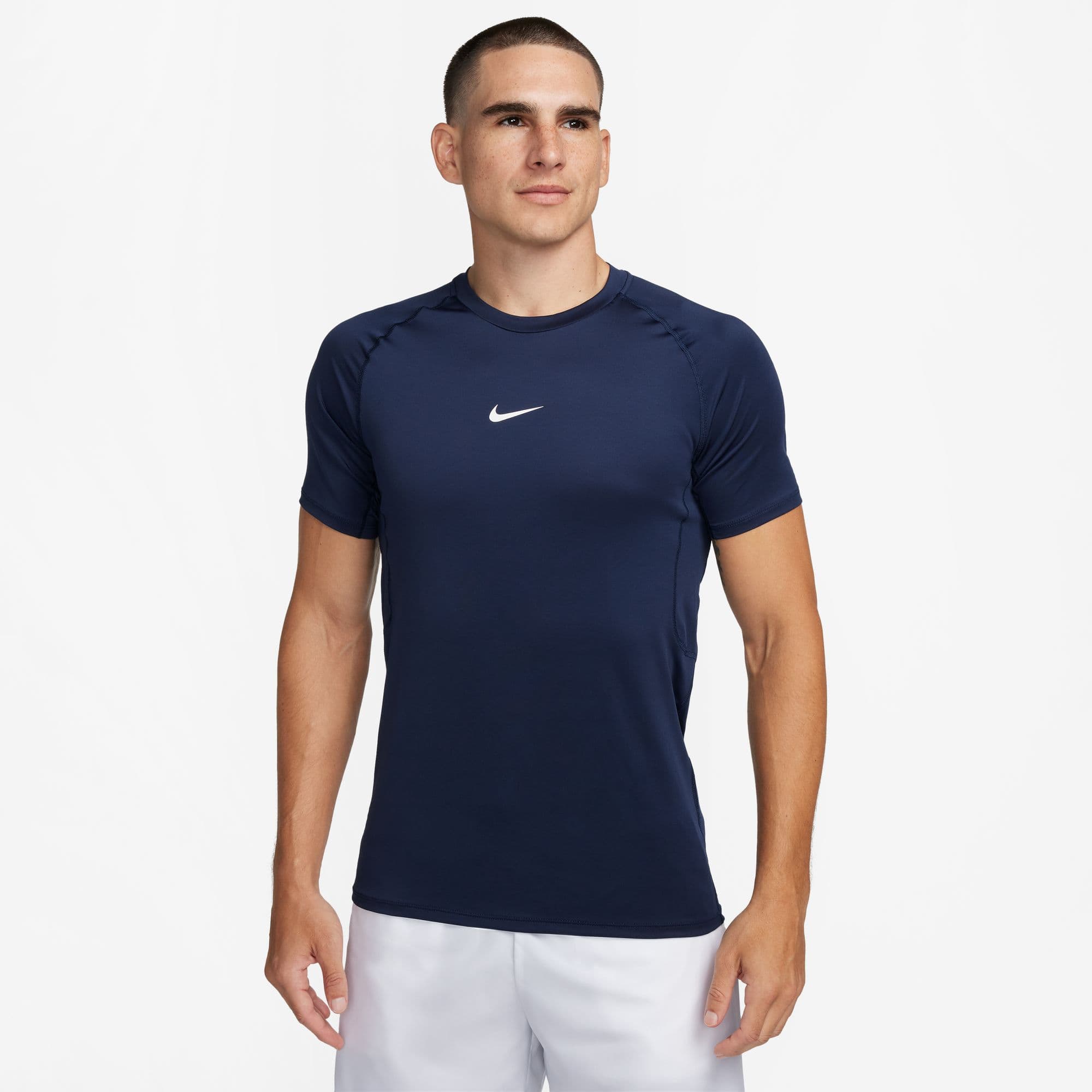 Nike Pro Training Tops Nike Blue 2XS 