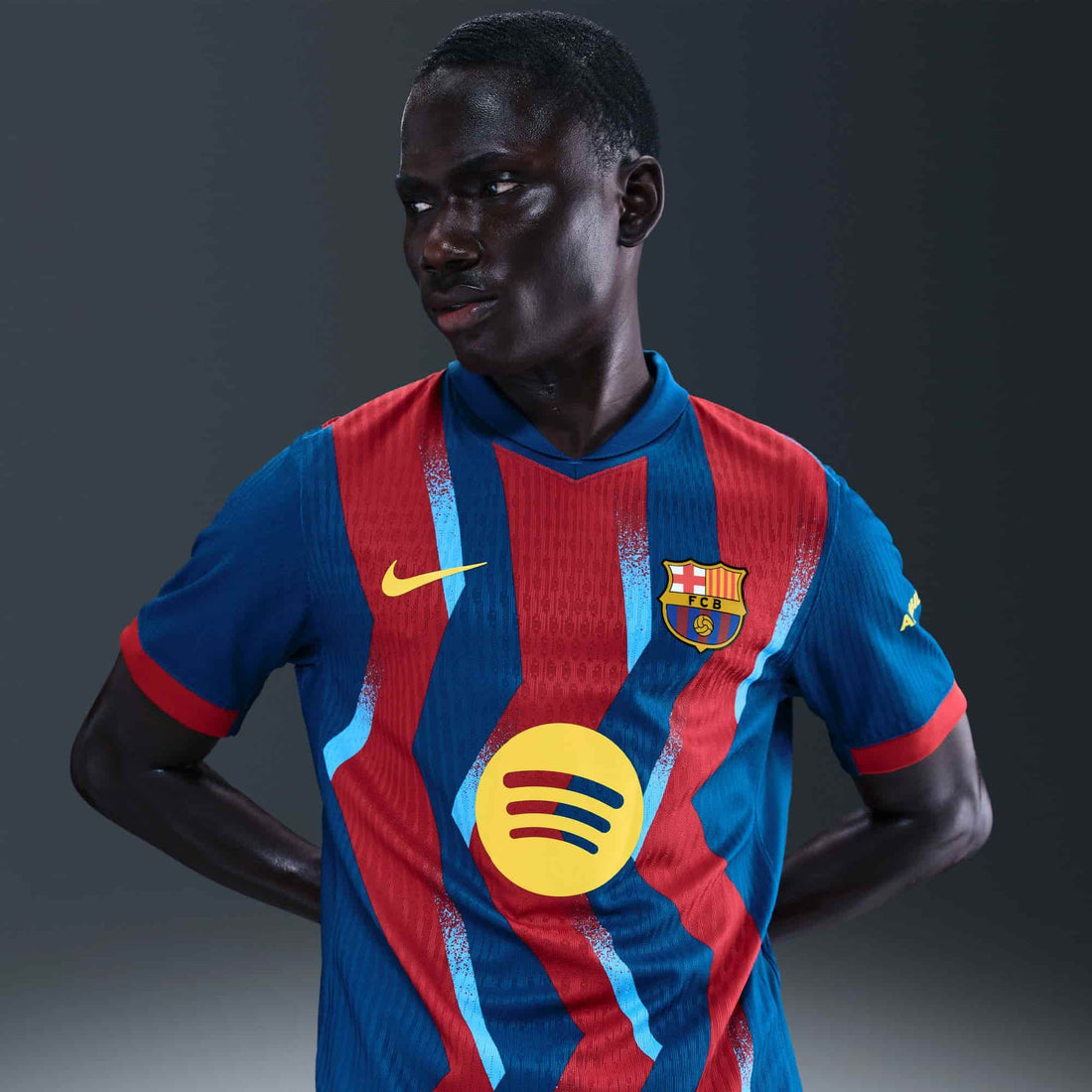 FC Barcelona 2025/26 Match Fourth Official Jerseys Nike Blue S 