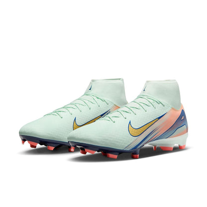 Nike Superfly 10 Academy Mercurial Dream Speed MG high-top soccer cleats, multi-ground cleats with Air Zoom and NikeSkin technology, designed for speed and ball control.