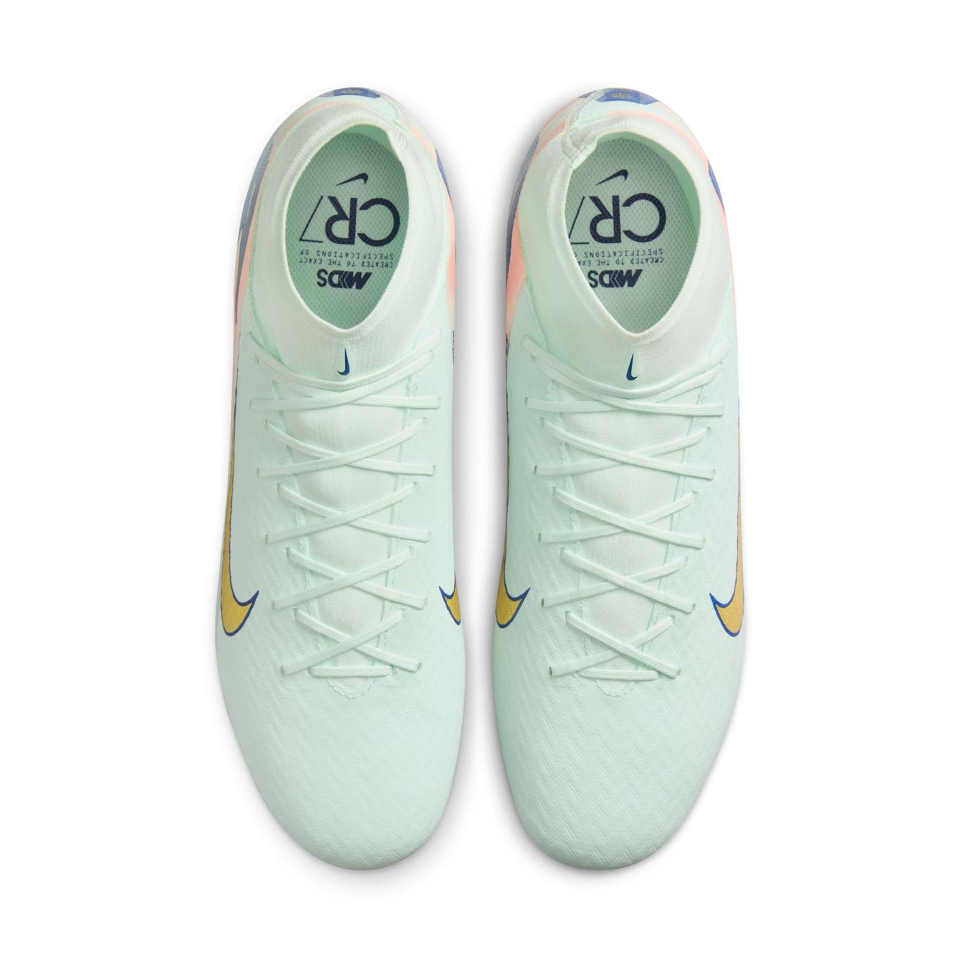 Nike Superfly 10 Academy Mercurial Dream Speed MG high-top soccer cleats, multi-ground cleats with Air Zoom and NikeSkin technology, designed for speed and ball control.