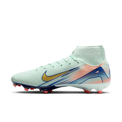 Nike Superfly 10 Academy Mercurial Dream Speed MG high-top soccer cleats, multi-ground cleats with Air Zoom and NikeSkin technology, designed for speed and ball control.