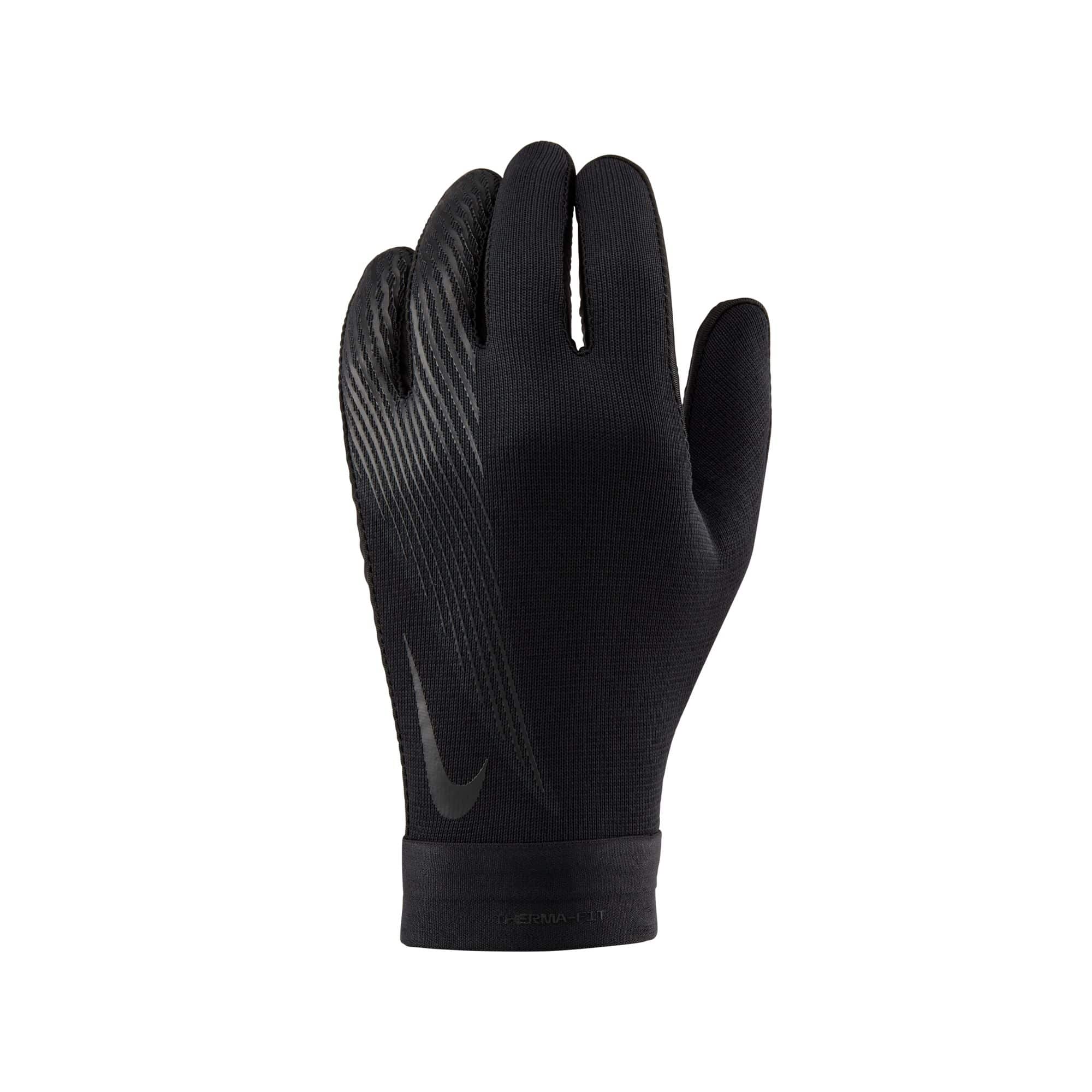 Nike Academy Soccer Gloves Cold Weather Gear Nike Black S 