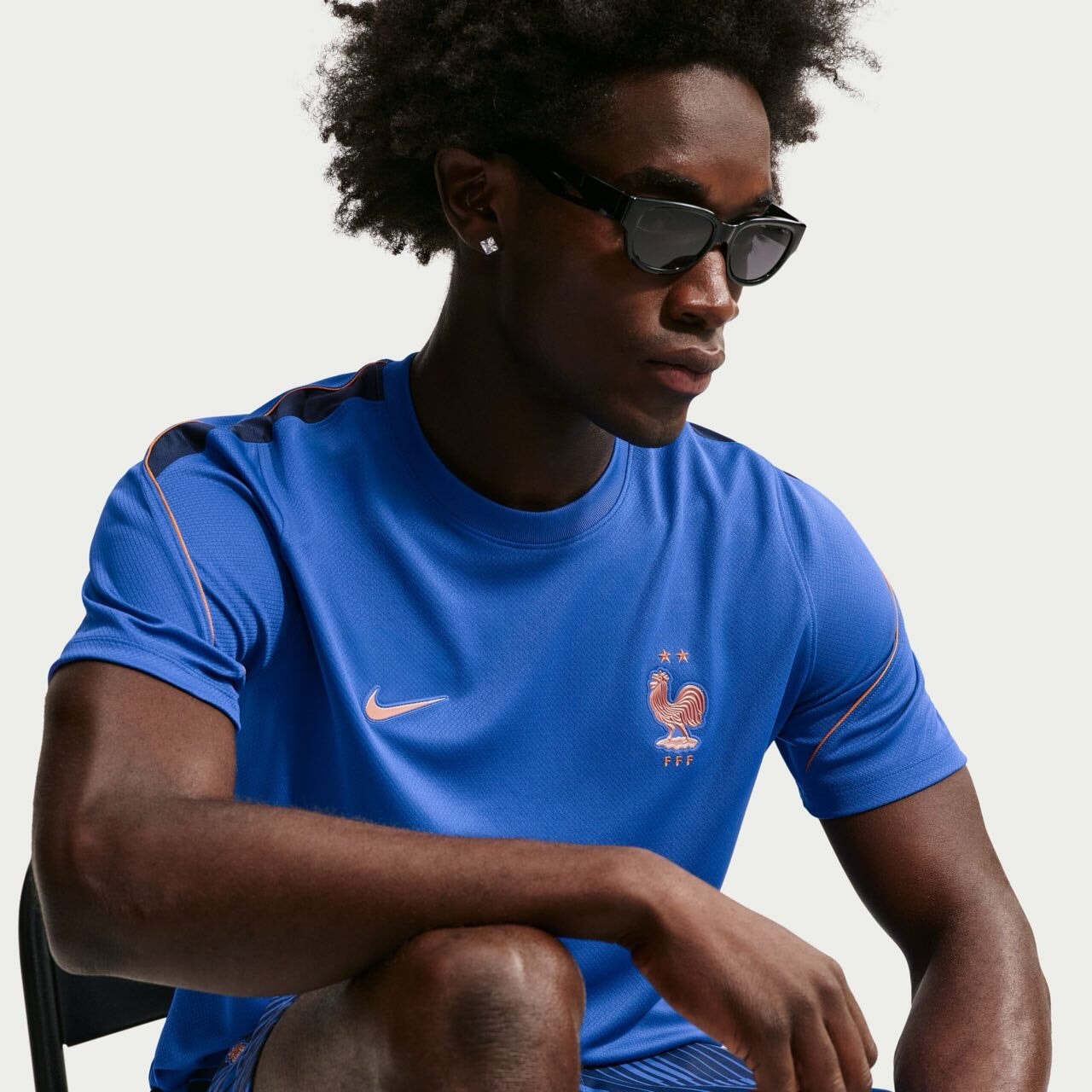 France Strike Training Top Training Tops Nike Blue S 