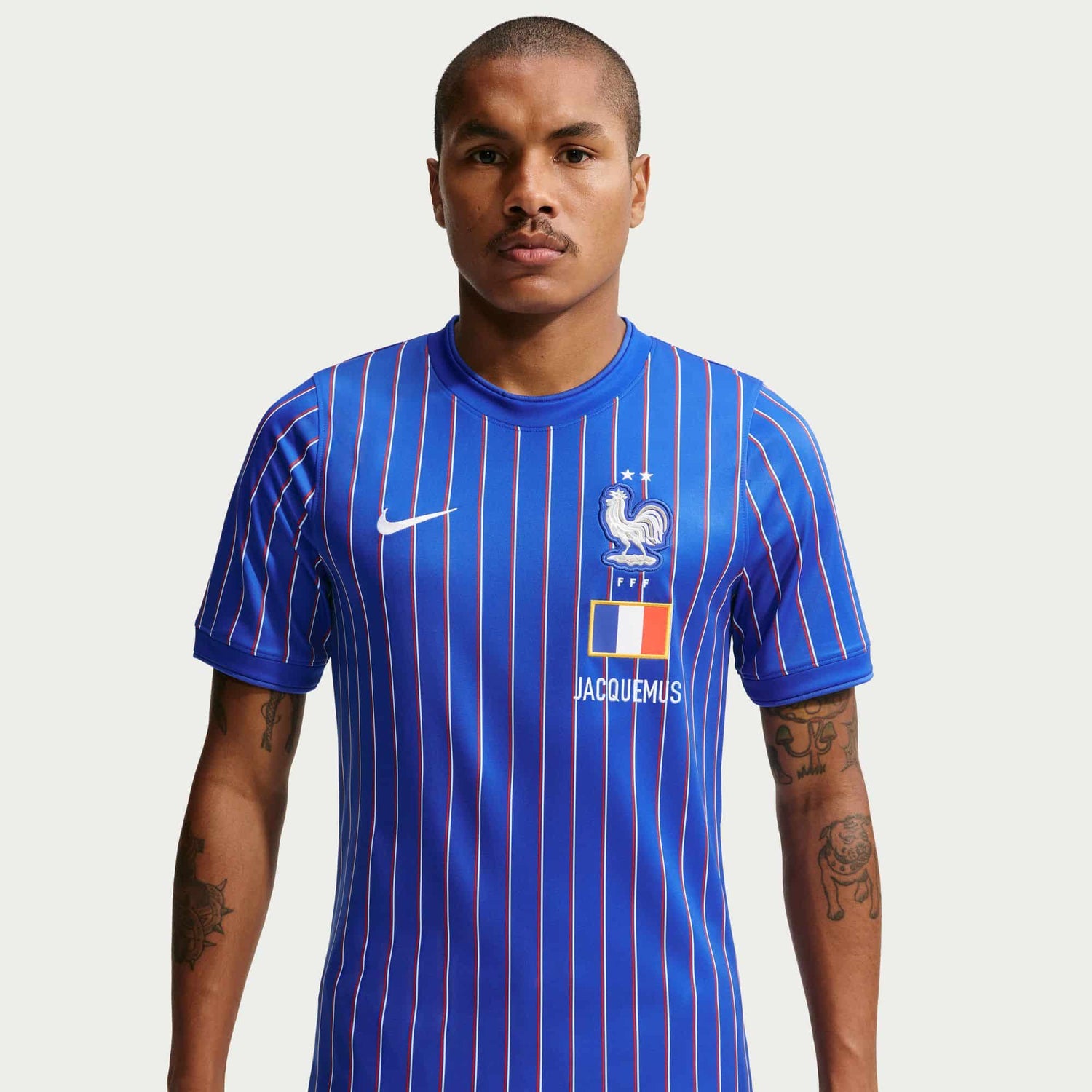 France x Jacquemus Academy Pro Soccer Top Training Tops Nike Blue S 